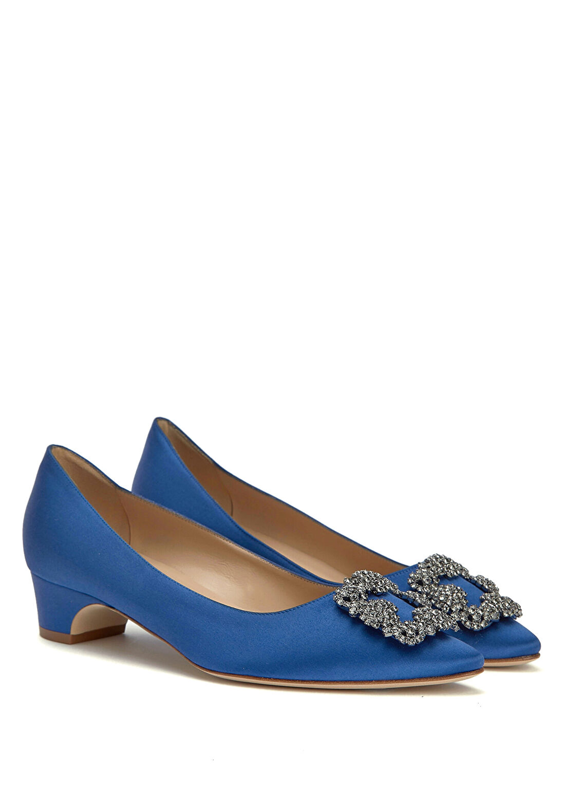 Manolo Blahnik Hangisi Mavi Topuklu Ayakkabı görsel 2