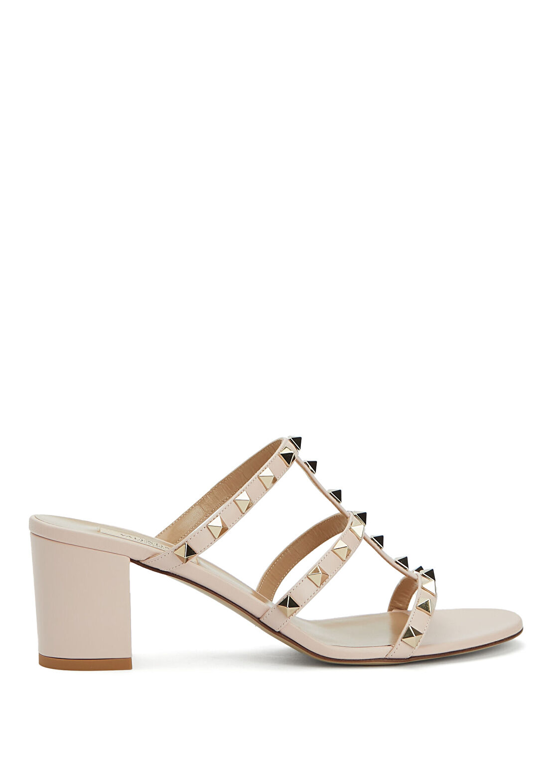 Valentino Garavani Rockstud Pudra Kadın Deri Terlik
