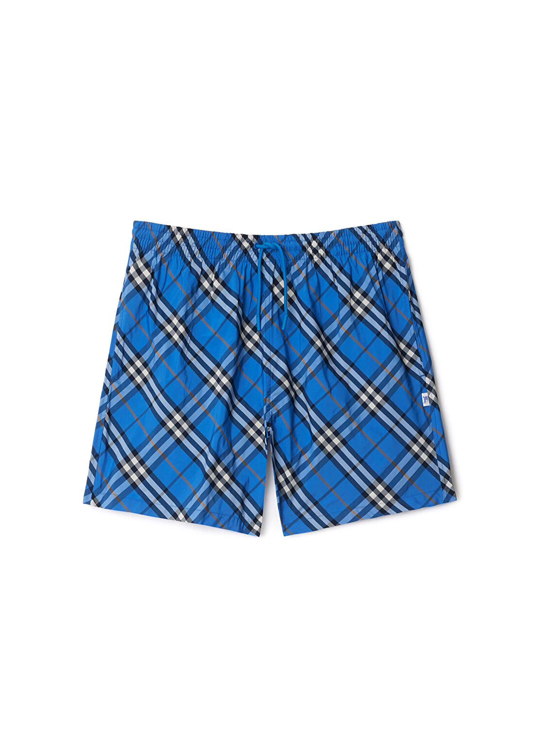 Burberry Check Mavi Erkek Deniz Şortu