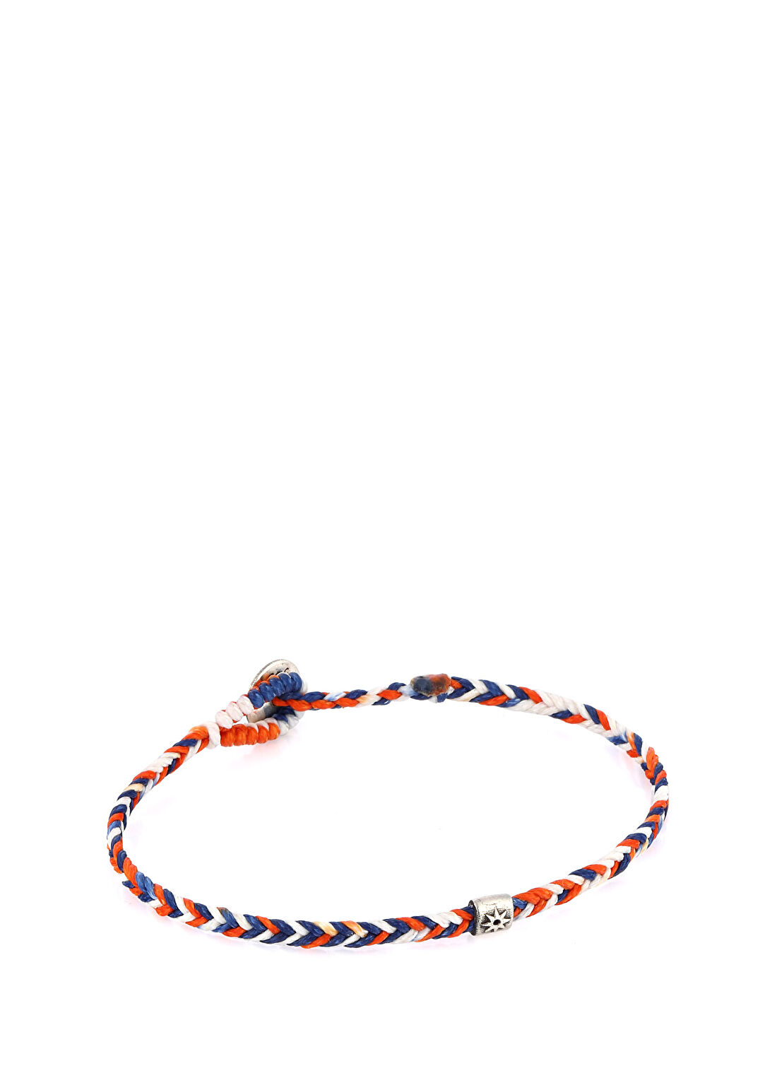 Kayra Khan Life Colorblocked Erkek Gümüş Bileklik