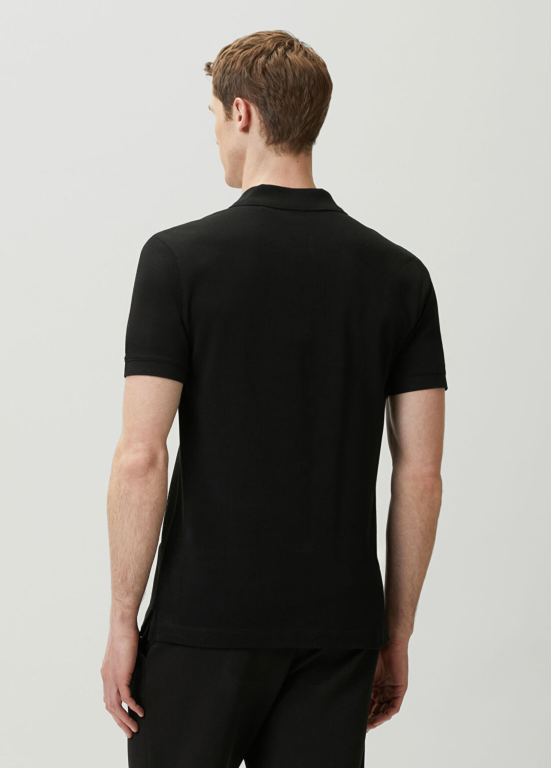Boss Siyah Polo T-shirt görsel 4