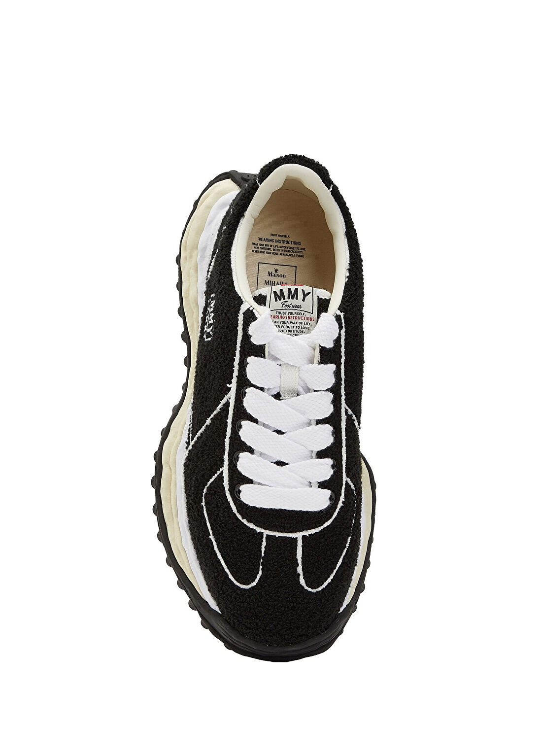 Maison Mihara Yasuhiro Larry Siyah Erkek Sneaker görsel 4