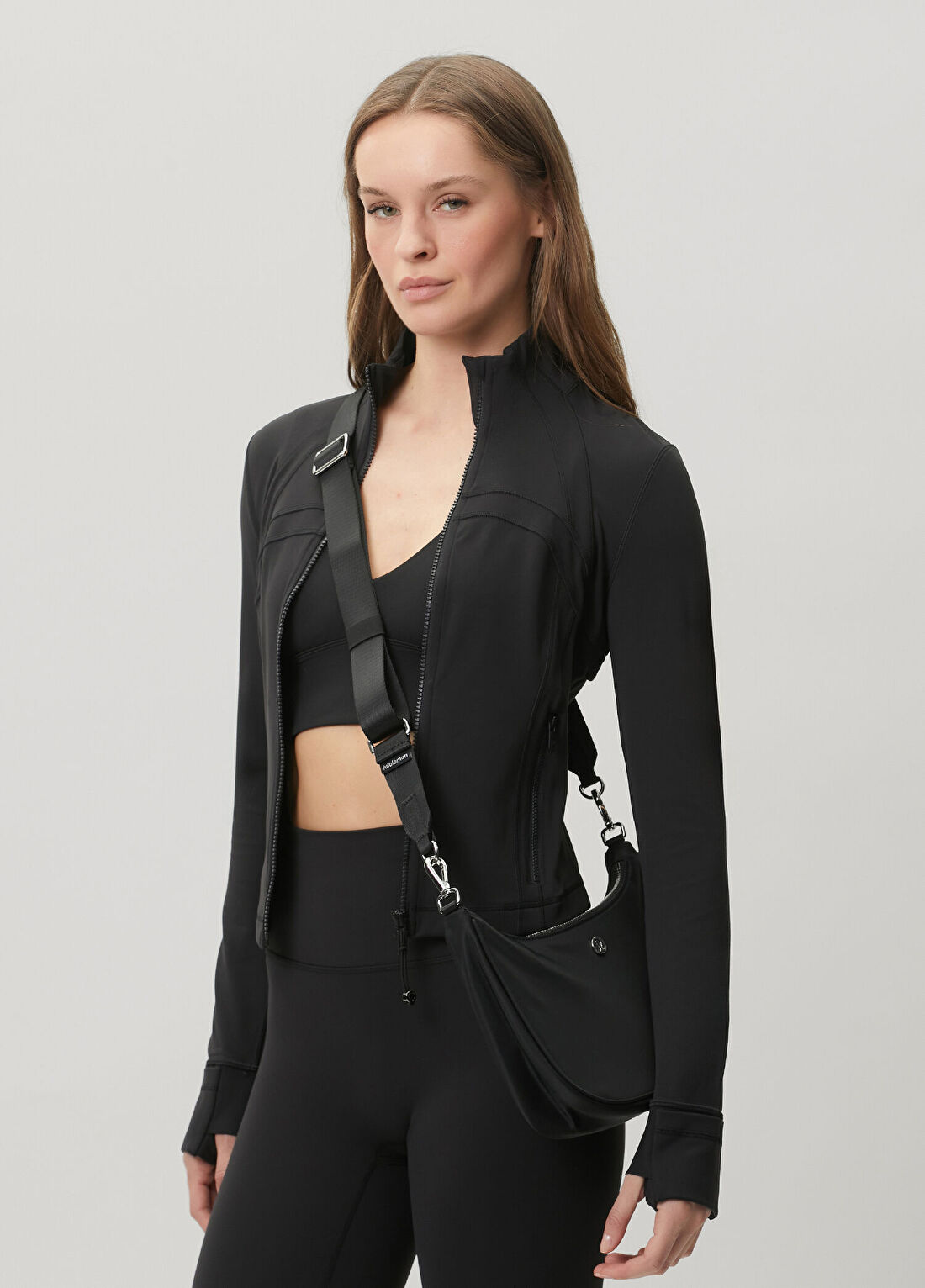 lululemon Define Crop Siyah Ceket Nulu