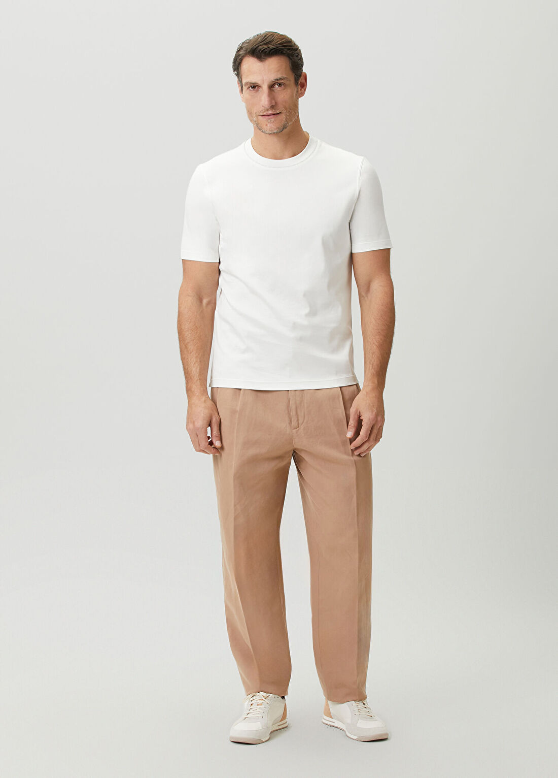 Brunello Cucinelli Beyaz Basic T-shirt