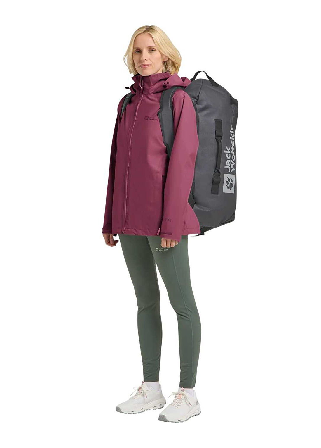 Jack Wolfskin Trailtime 2L Pembe Kadın Outdoor Ceket görsel 2