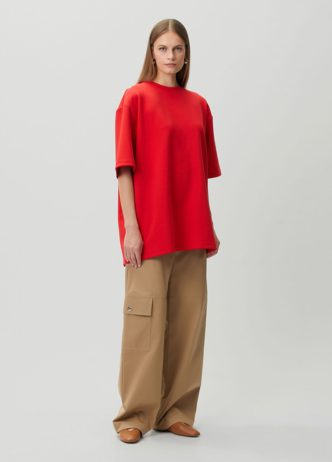 The Garment TG Bow Tee Kırmızı T-shirt görsel 2