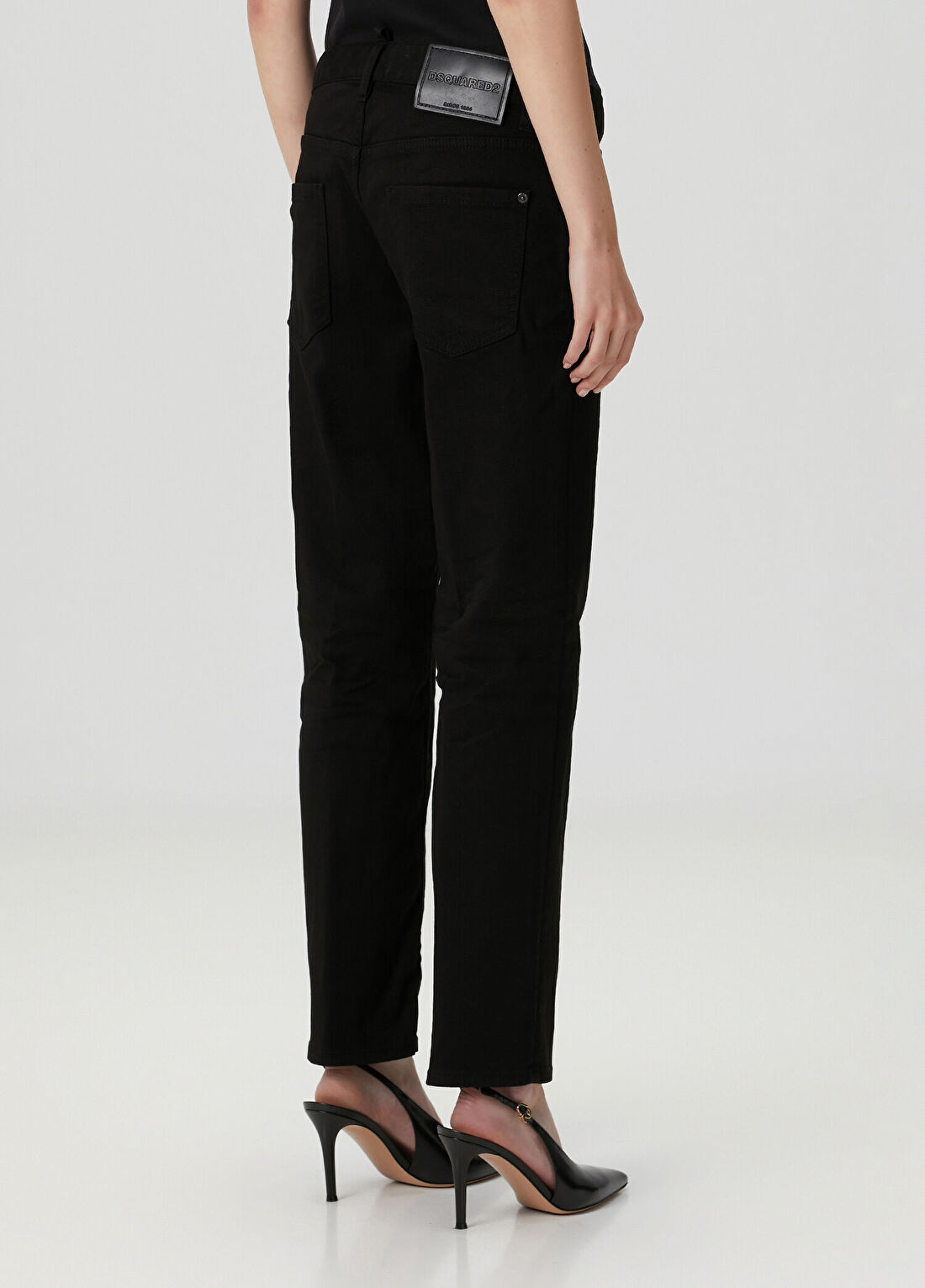 Dsquared2 Jenna Siyah Jean Pantolon görsel 4