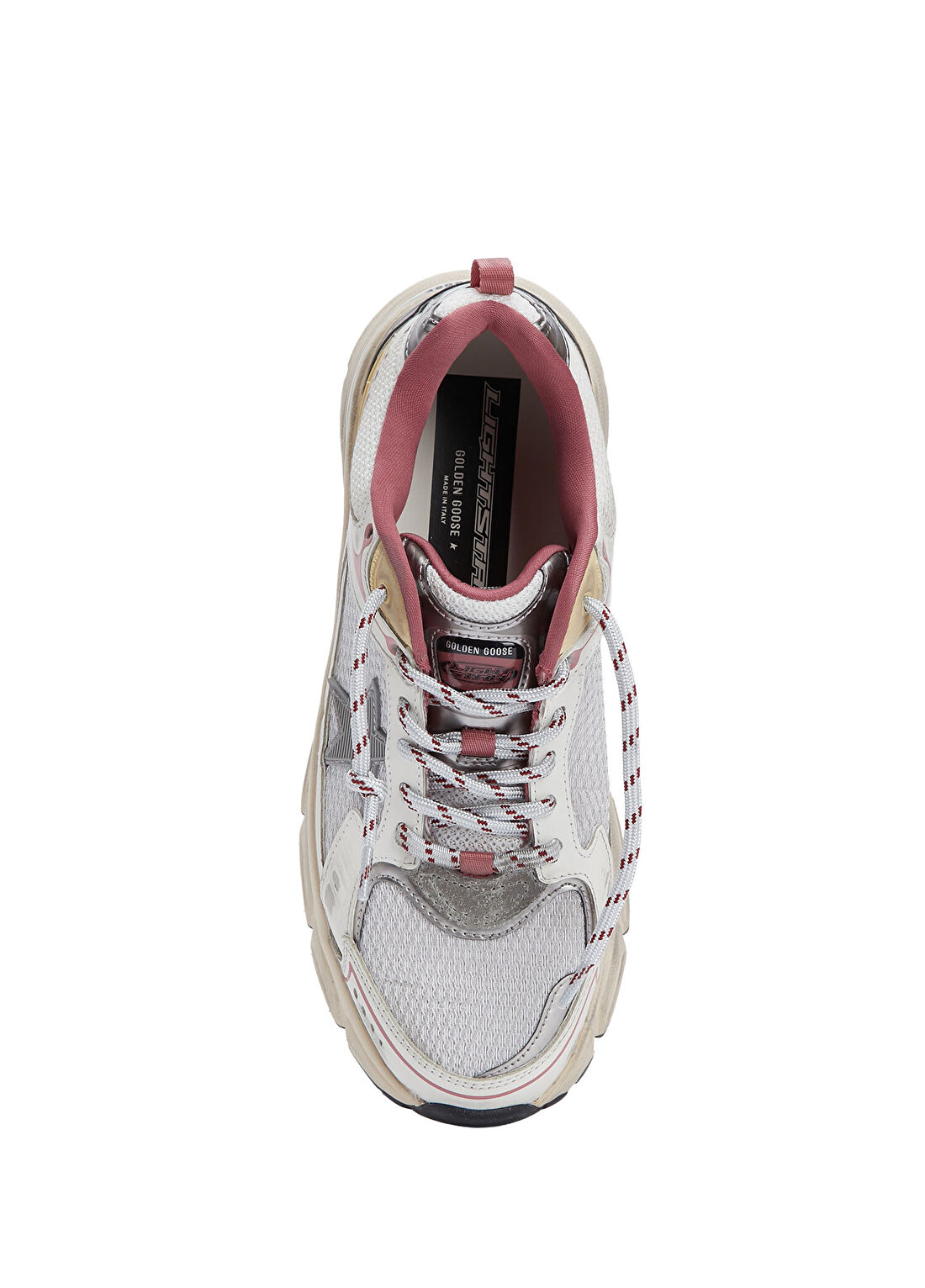 Golden Goose Lightstar Silver Kadın Sneaker görsel 4