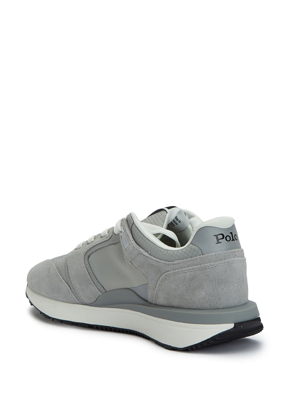 Polo Ralph Lauren Polo Sport Açık Gri Erkek Süet Sneaker görsel 3