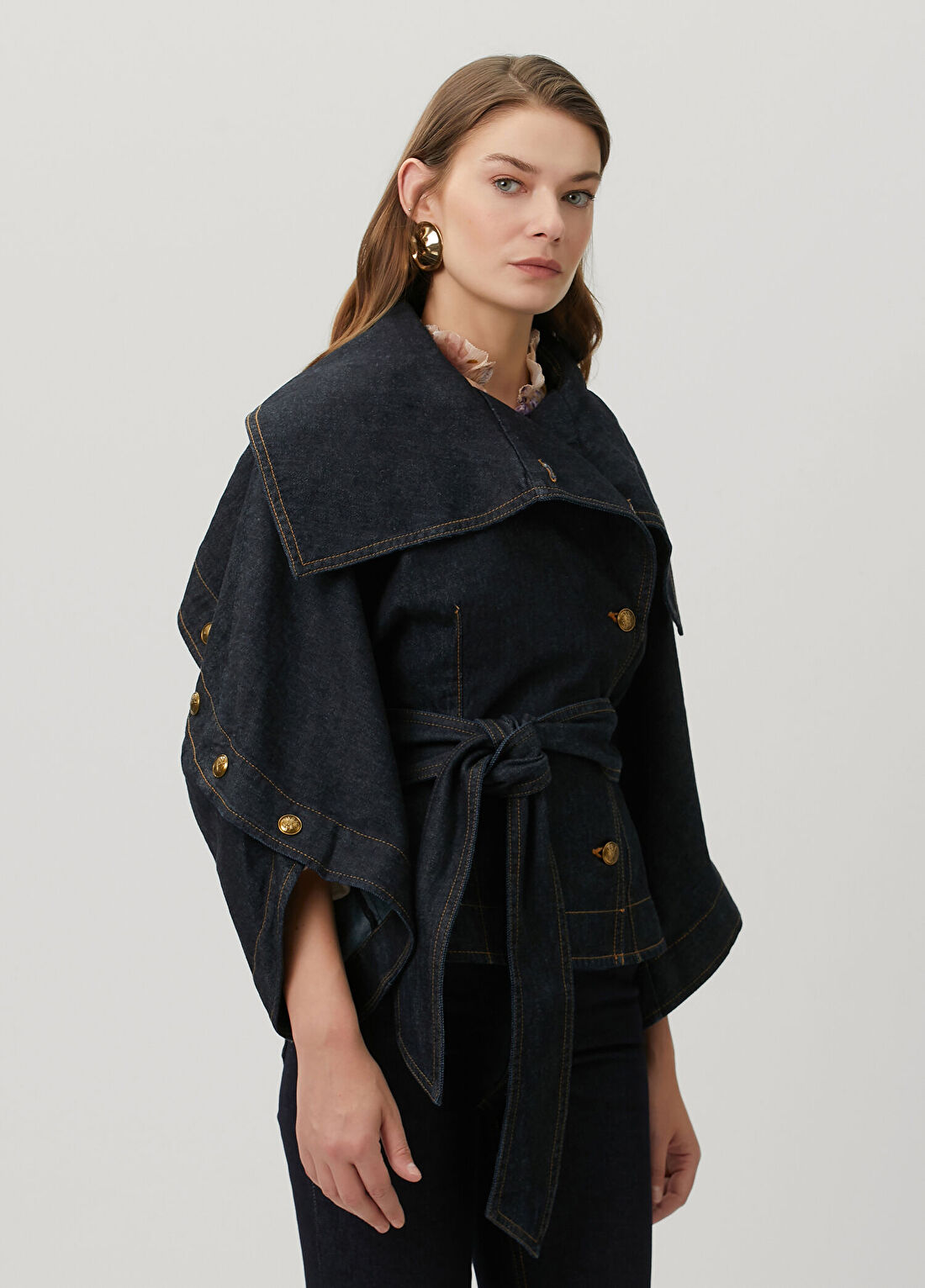 Zimmermann Valiant Lacivert Denim Ceket görsel 3
