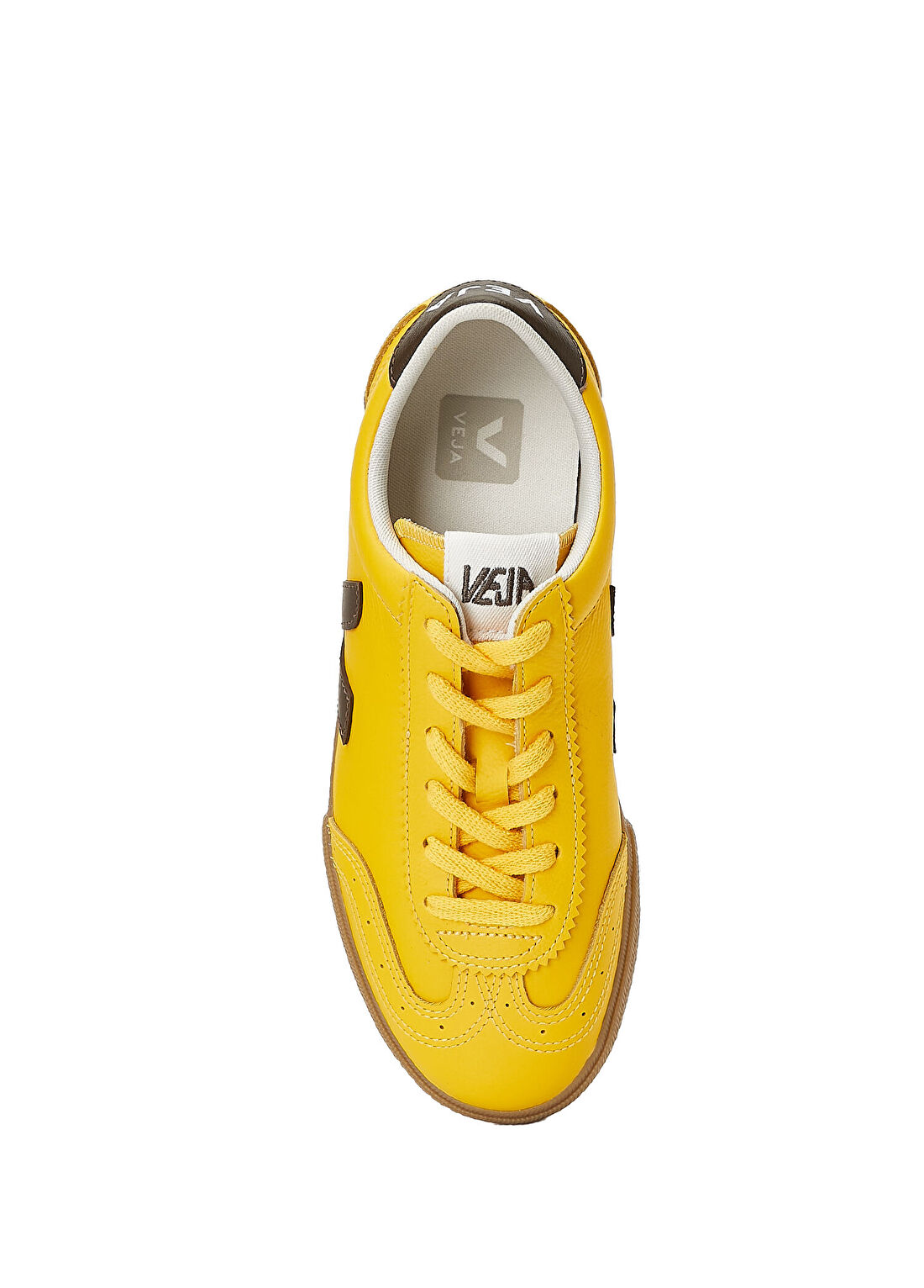 Veja Volley O.T. Sarı Kadın Deri Sneaker görsel 4