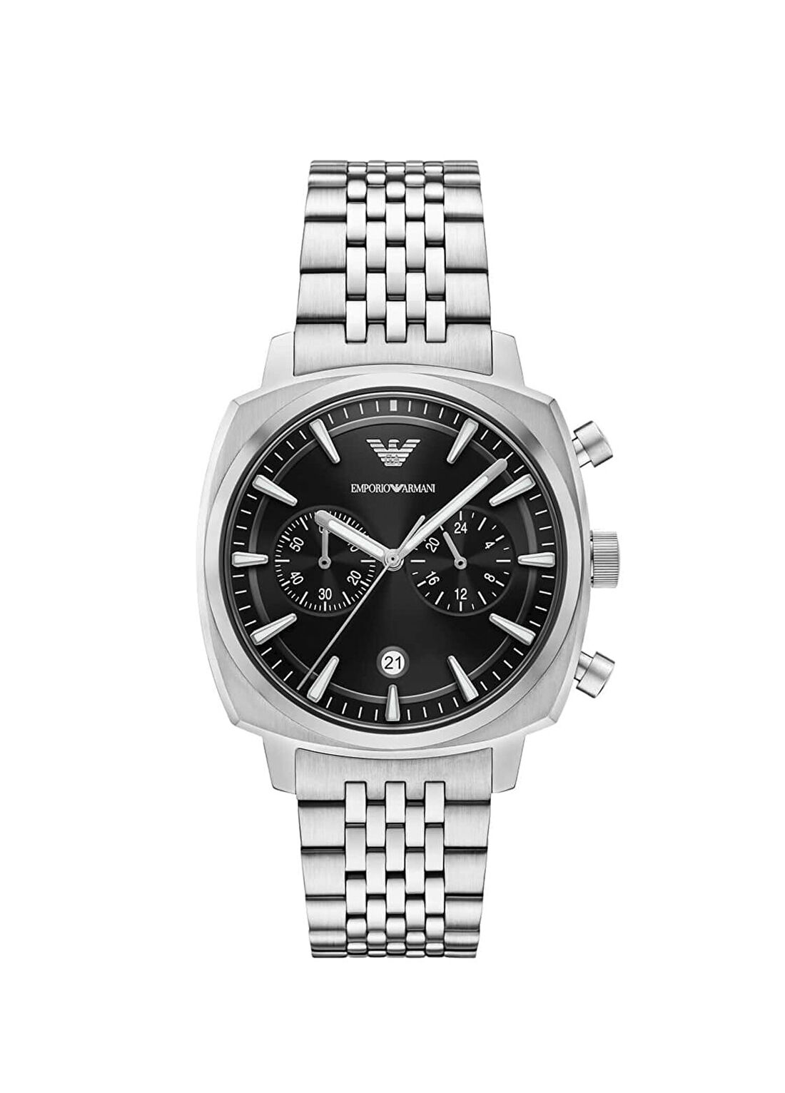Emporio Armani AR11725 Metalik Gri Çelik Erkek Kol Saati