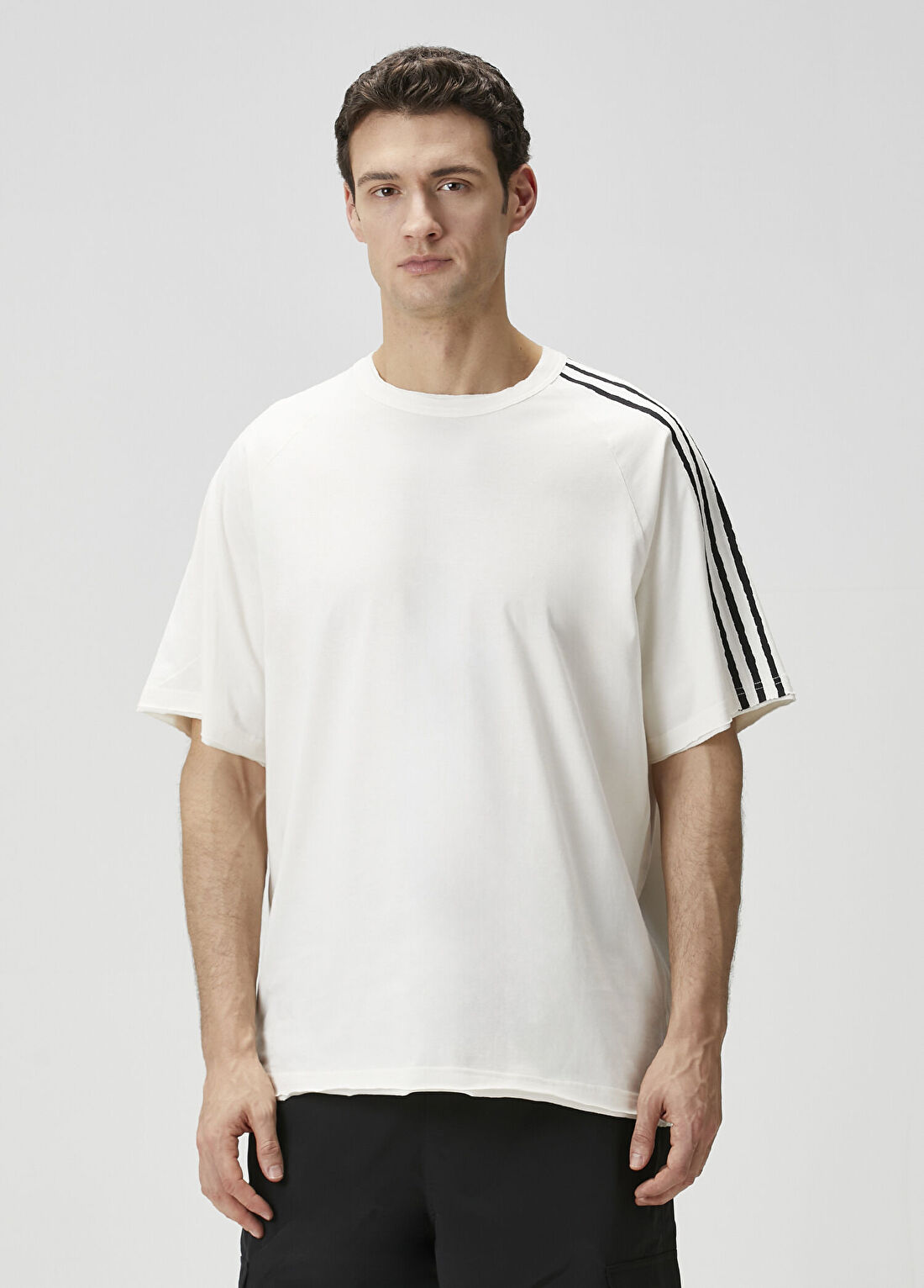 Y-3 Raw Edge Beyaz T-shirt