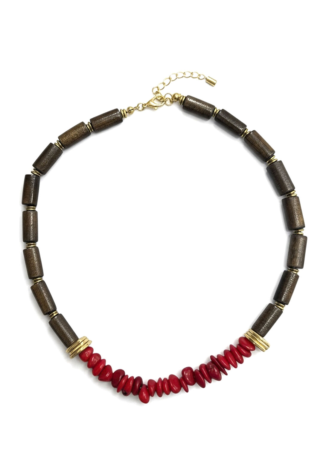 La Pluie Coralia Terra Necklace 22 Ayar Altın Kaplama Kadın Kolye