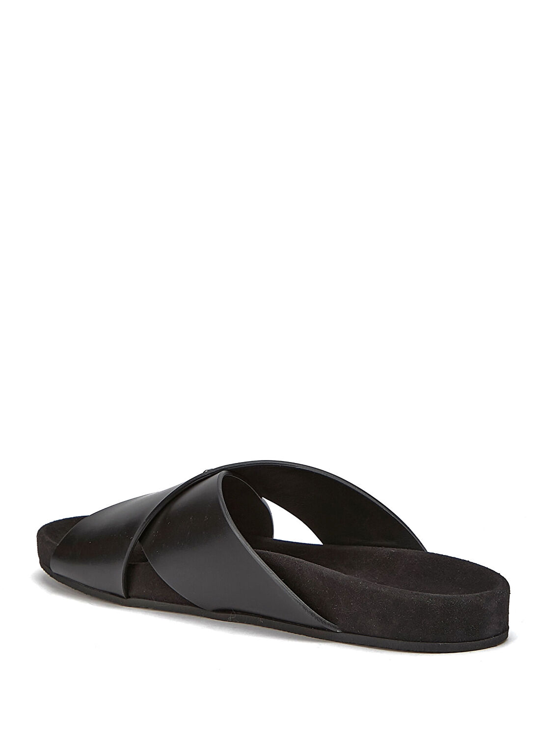 Giuseppe Zanotti Siyah Erkek Deri Terlik görsel 3