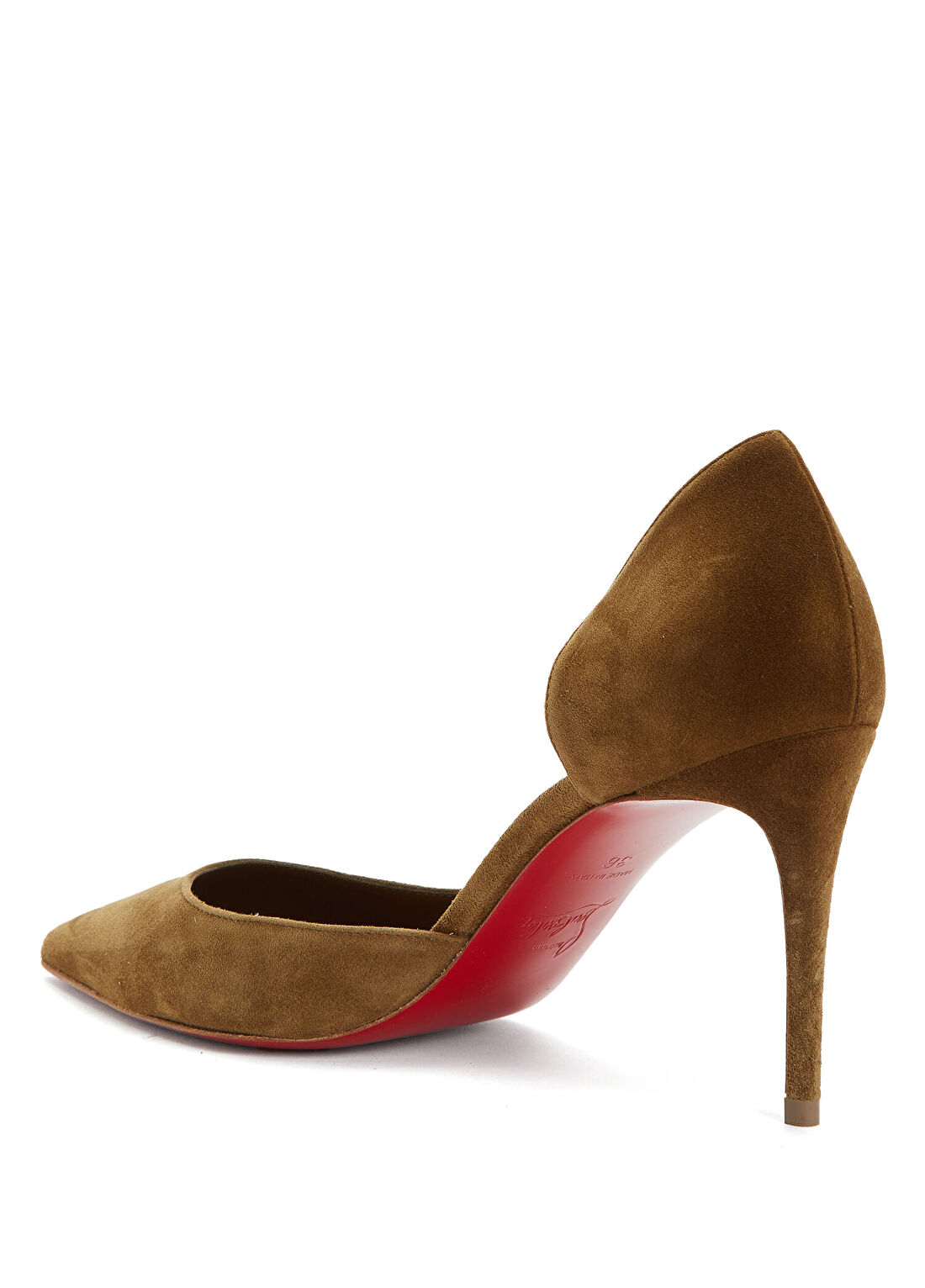 Christian Louboutin Iriza Vizon Deri Topuklu Ayakkabı görsel 3