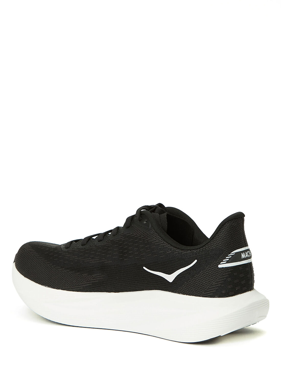 Hoka Mach 7 Siyah Beyaz Kadın Sneaker görsel 3