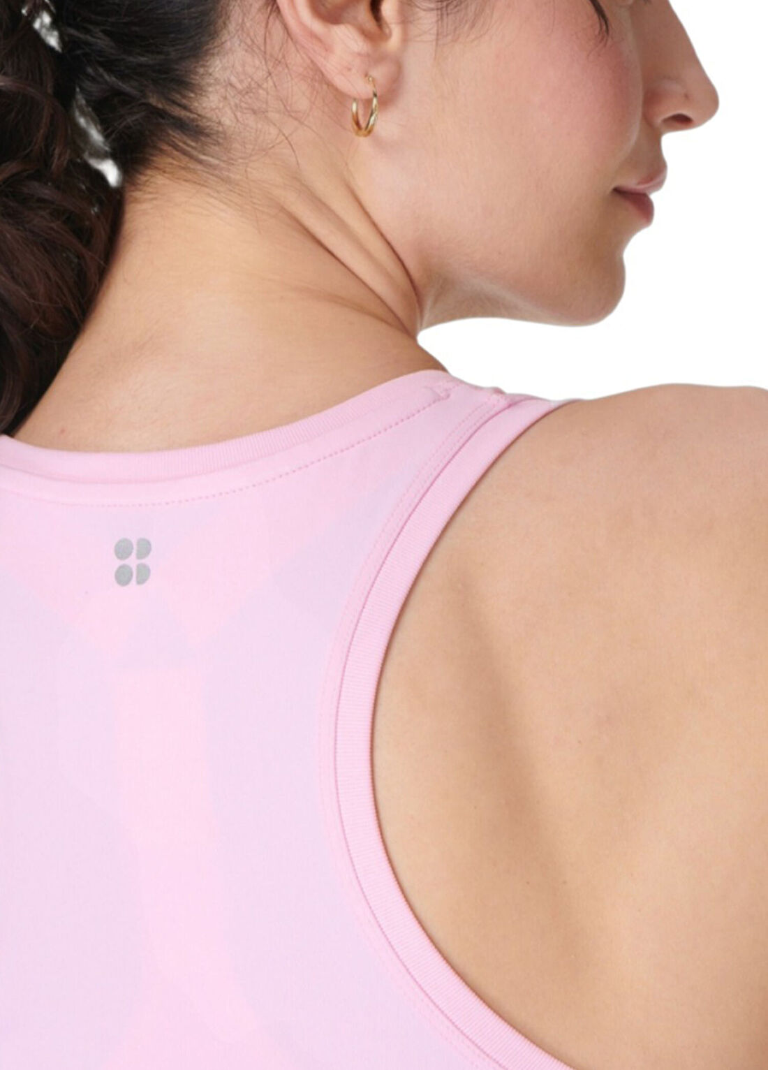 Sweaty Betty Athlete Seamless Workout Tank Pembe Kadın Spor Atlet görsel 4