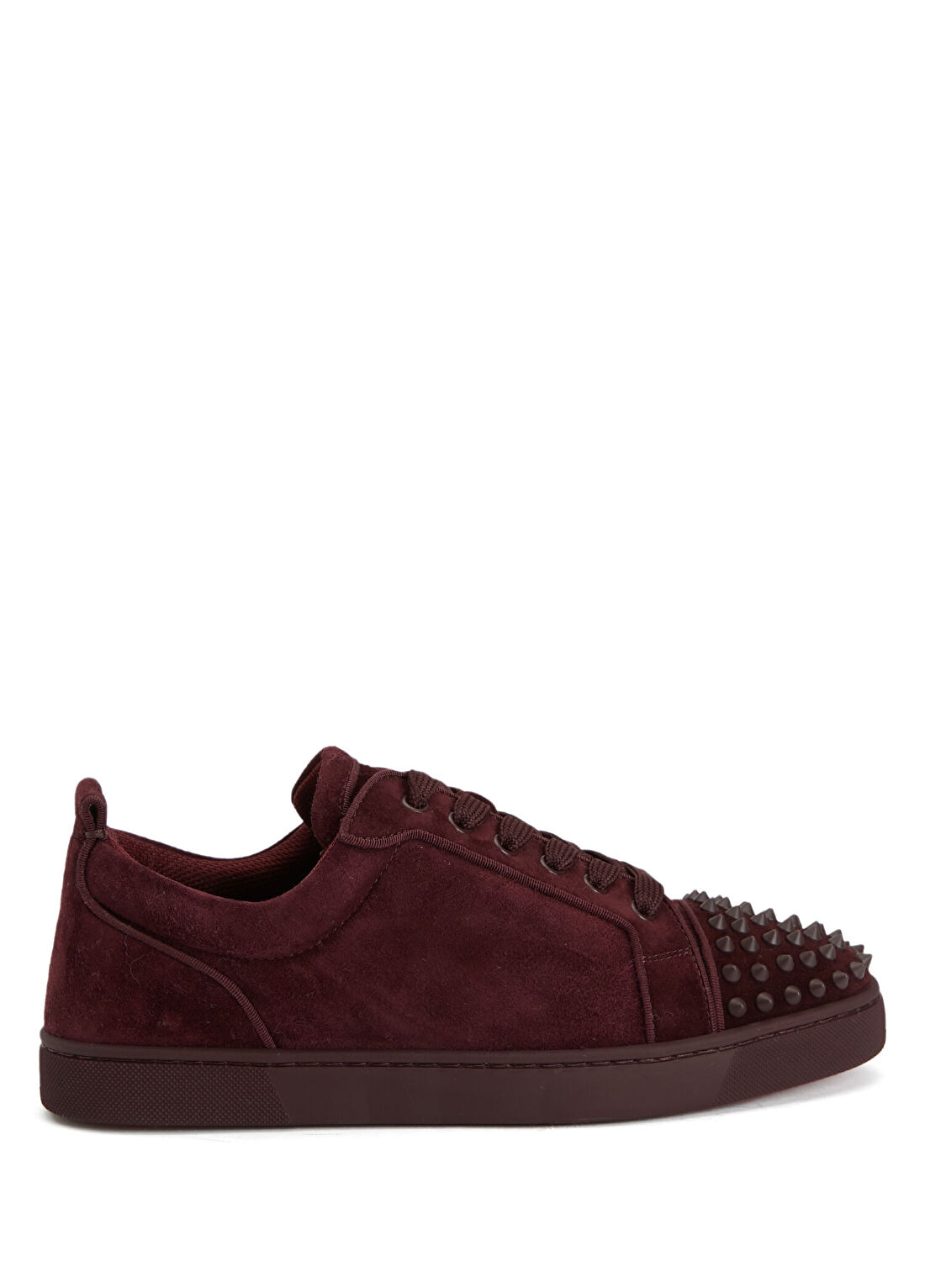 Christian Louboutin Louis Junior Mürdüm Erkek Süet Sneaker