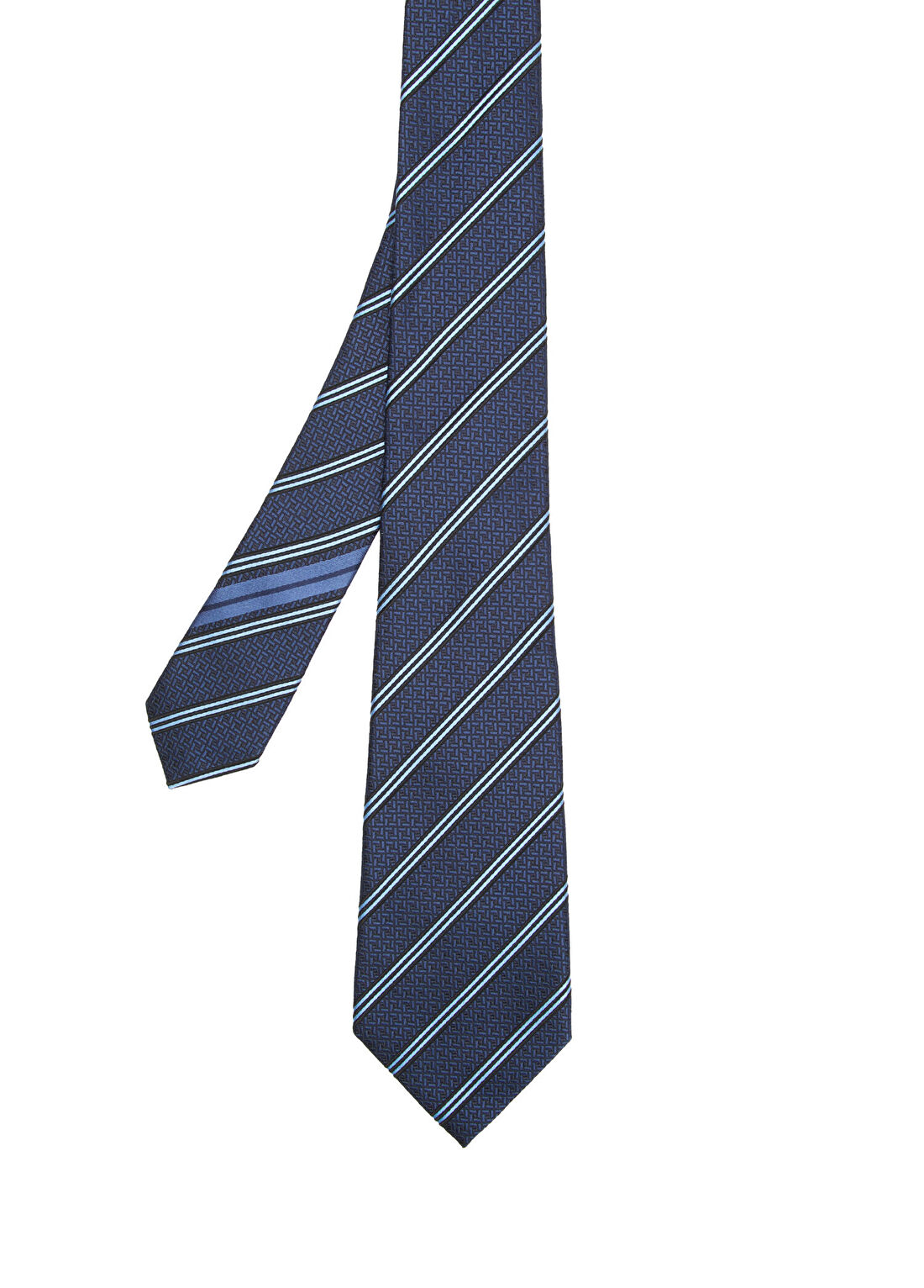 Zegna Lacivert İpek Kravat