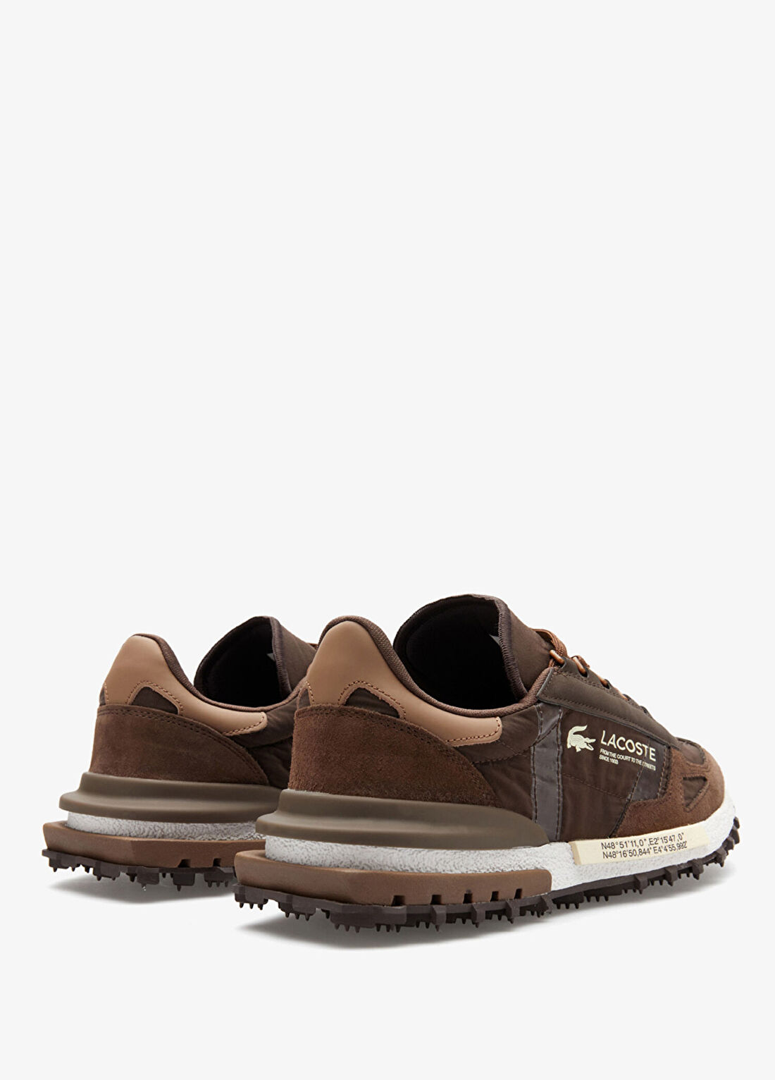 Lacoste Elite Active Kahverengi Erkek Sneaker görsel 3