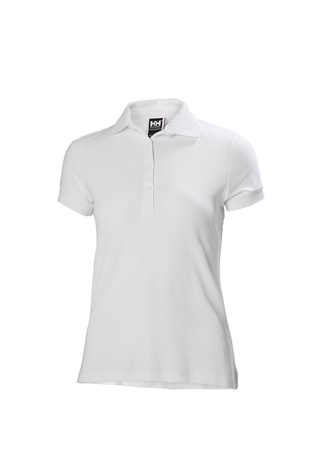 Helly Hansen W Crewline White Polo Yaka UPF 40+ Korumalı Kısa Kollu Kadın T-shirt