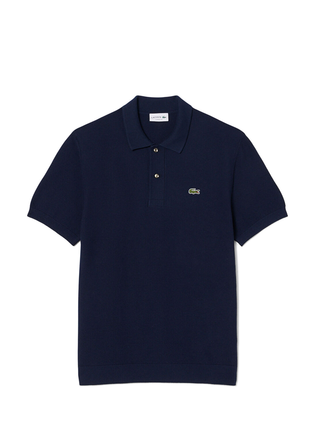 Lacoste Lacivert Classic Fit Polo Yaka Kısa Kollu Triko Erkek T-Shirt