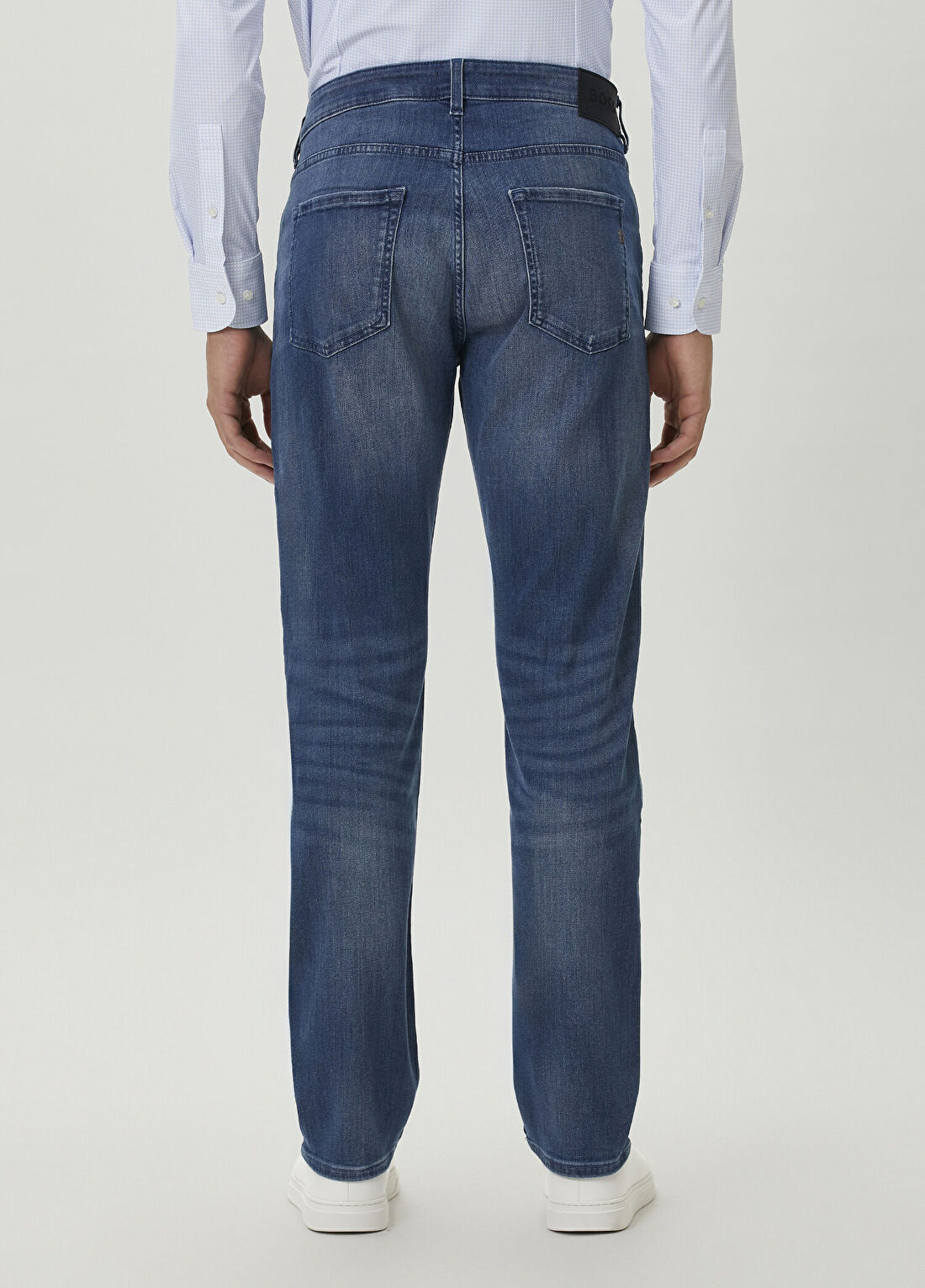 Boss Açık Mavi Jean Pantolon görsel 3