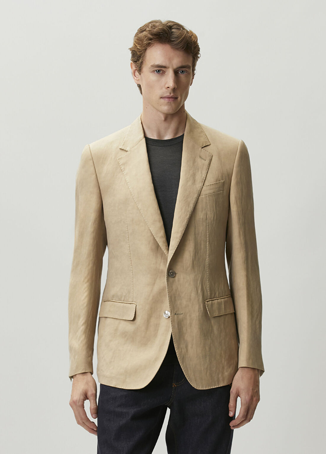 Dolce&Gabbana Bej Keten Ceket