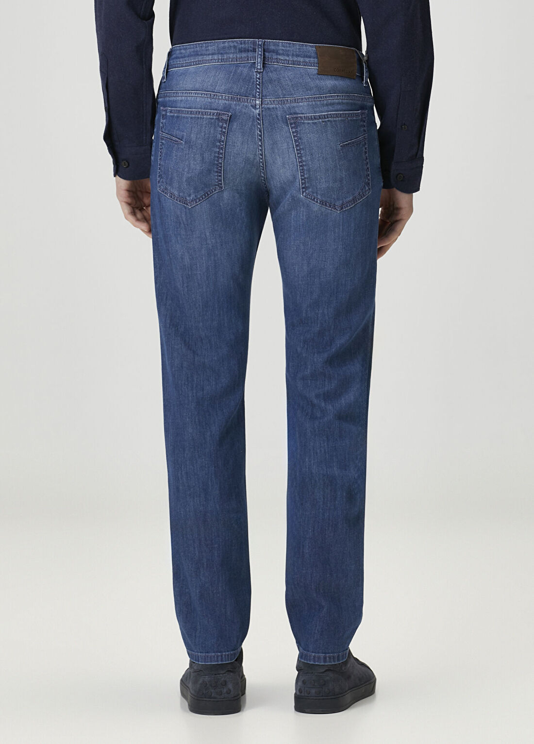 Corneliani Mavi Jean Pantolon görsel 3
