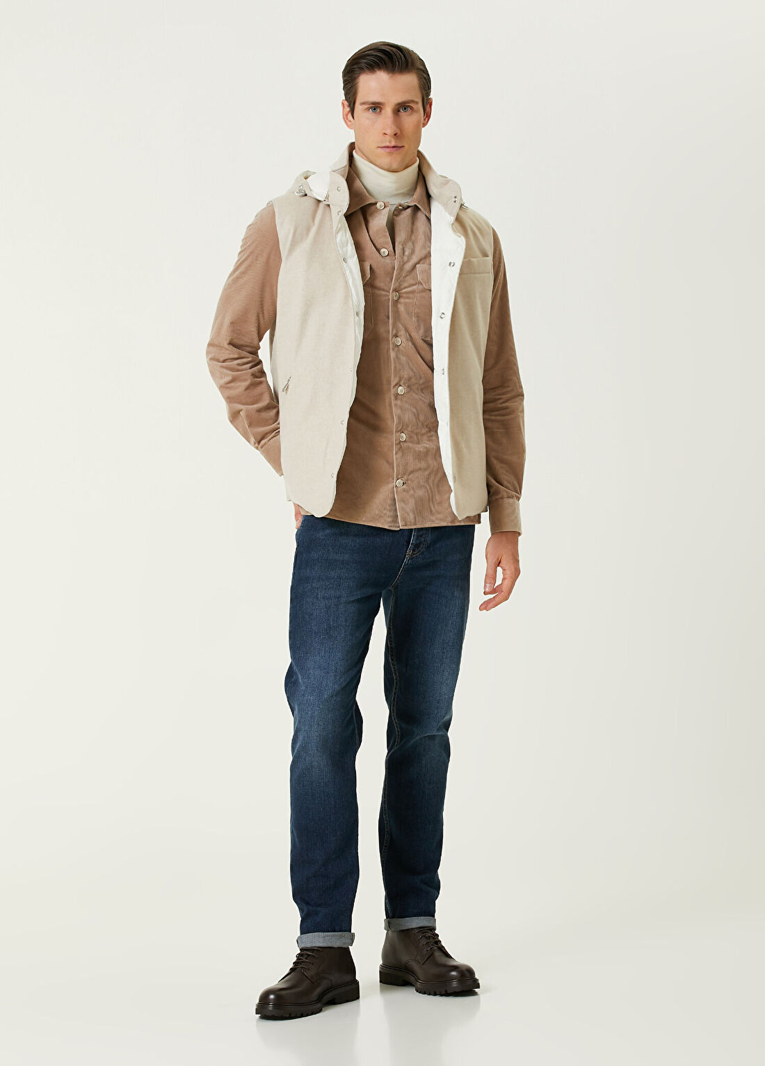 Brunello Cucinelli Lacivert Jean Pantolon