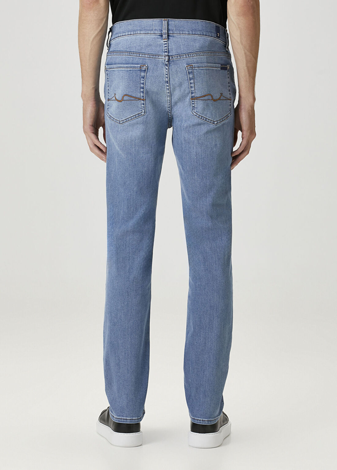 7 For All Mankind Açık Mavi Jean Pantolon görsel 3