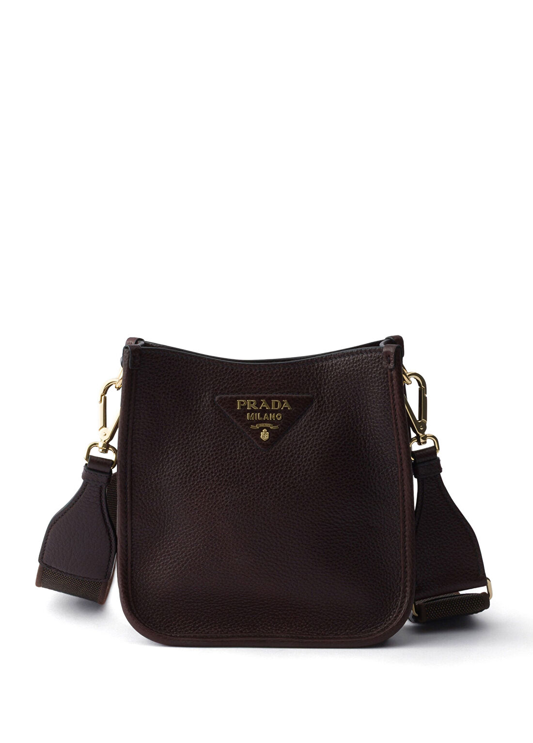 Prada Kahverengi Deri Kadın Mini El Çantası