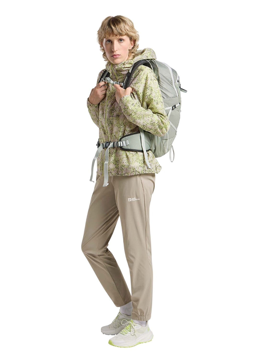 Jack Wolfskin Prelight Wind Kapüşonlu Kadın Outdoor Spor Mont görsel 4