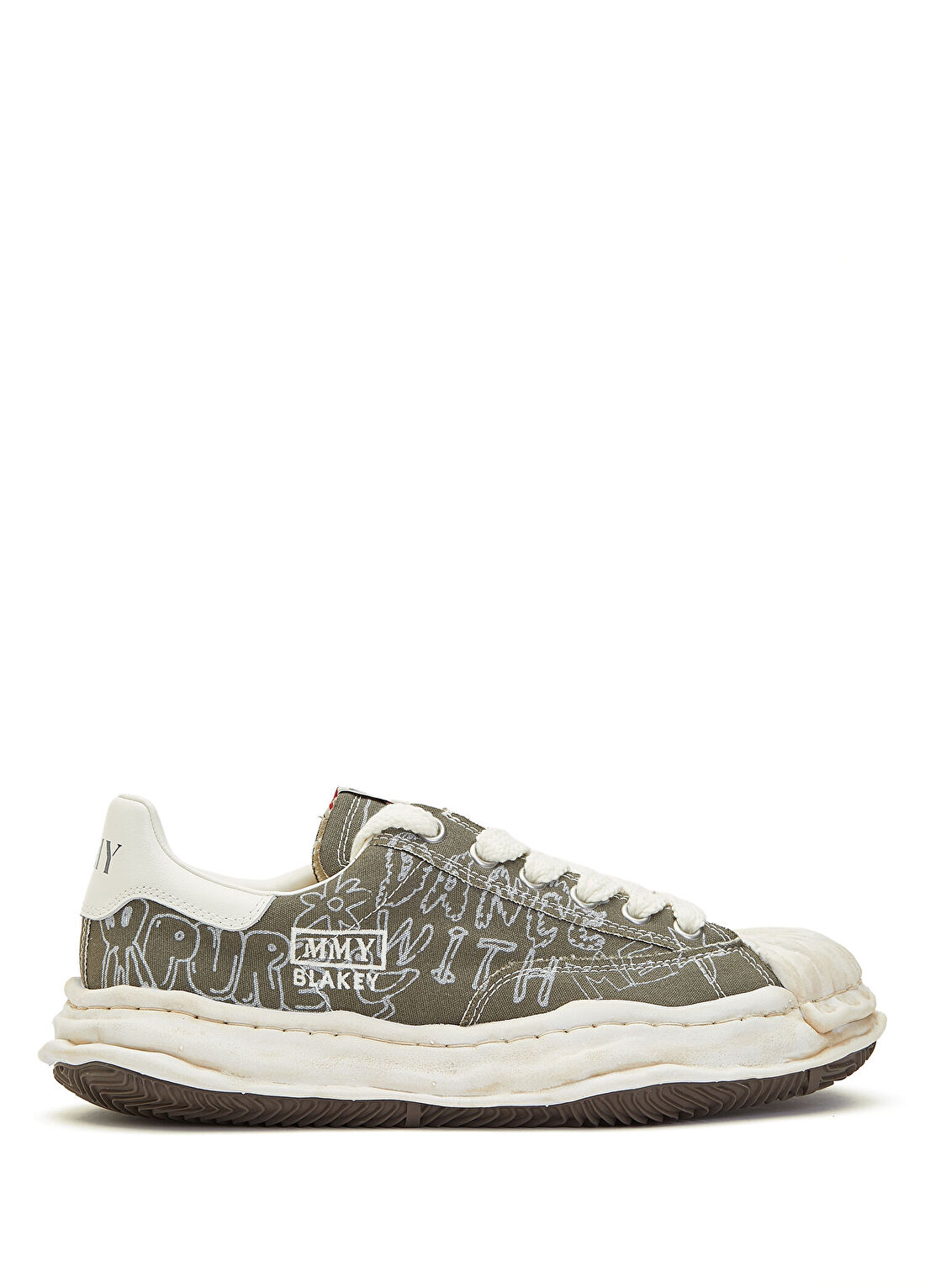 Maison Mihara Yasuhiro Blakey Yeşil Erkek Sneaker