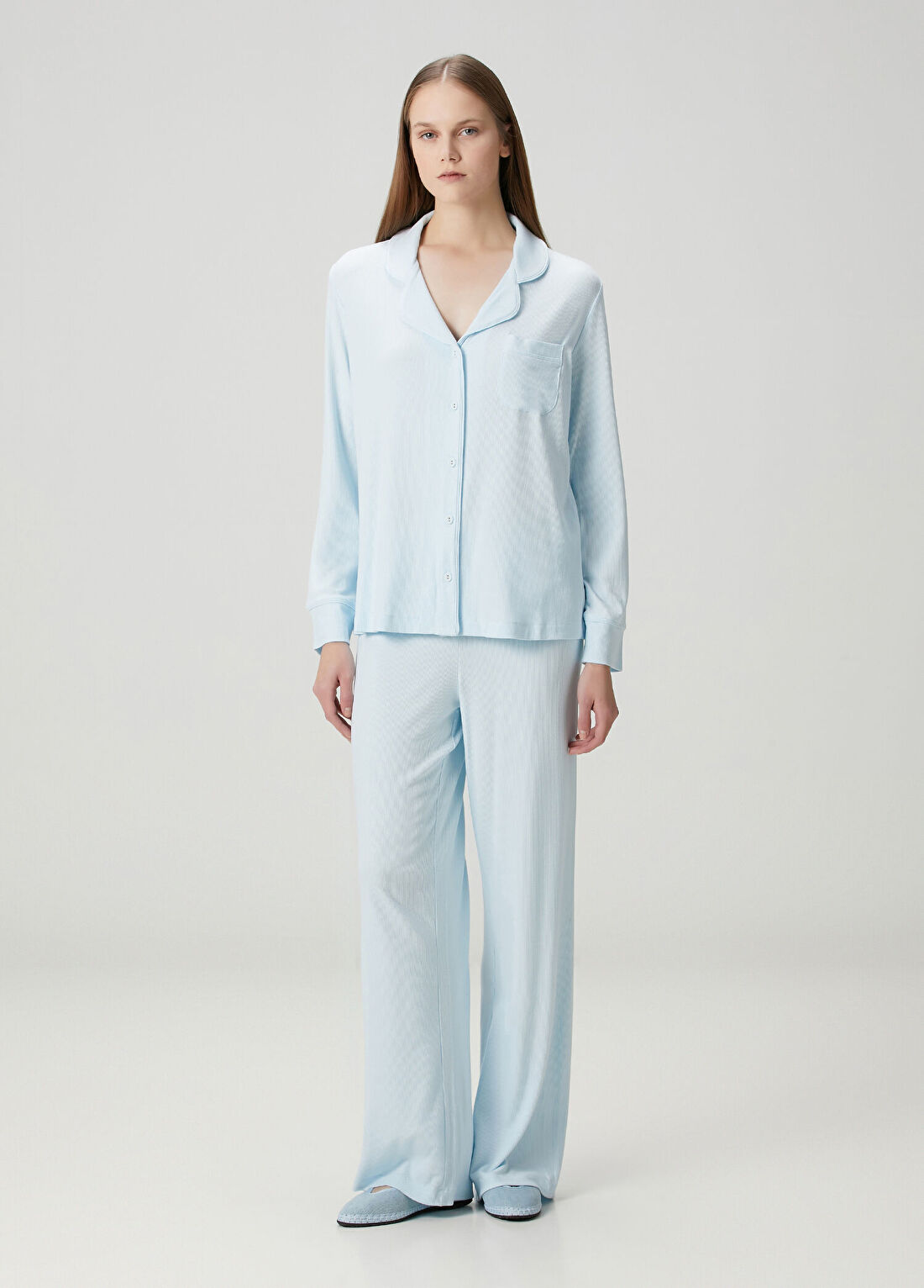 Skims Açık Mavi Pijama Seti