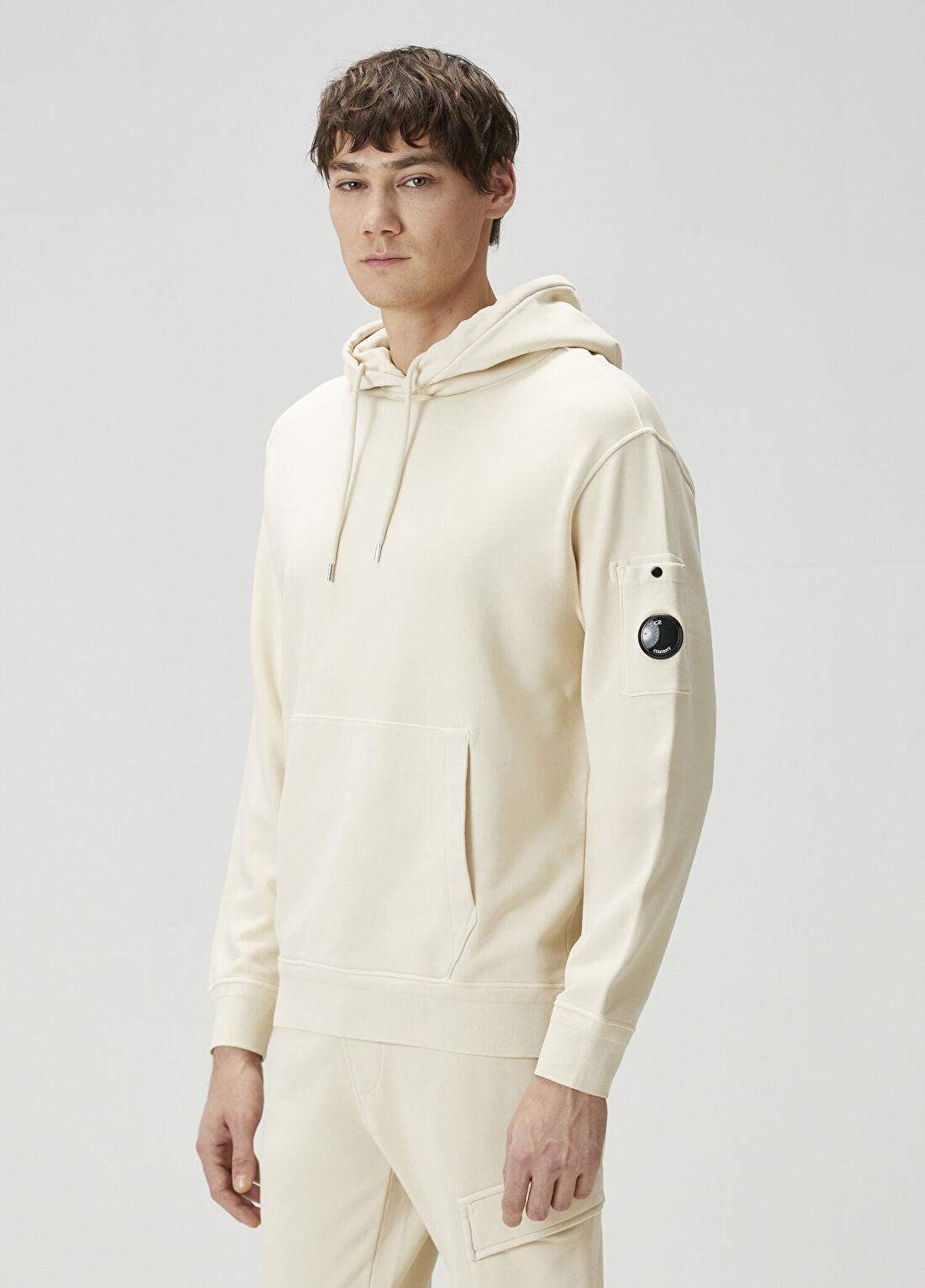 C.P. Company Kum Kapüşonlu Sweatshirt görsel 3