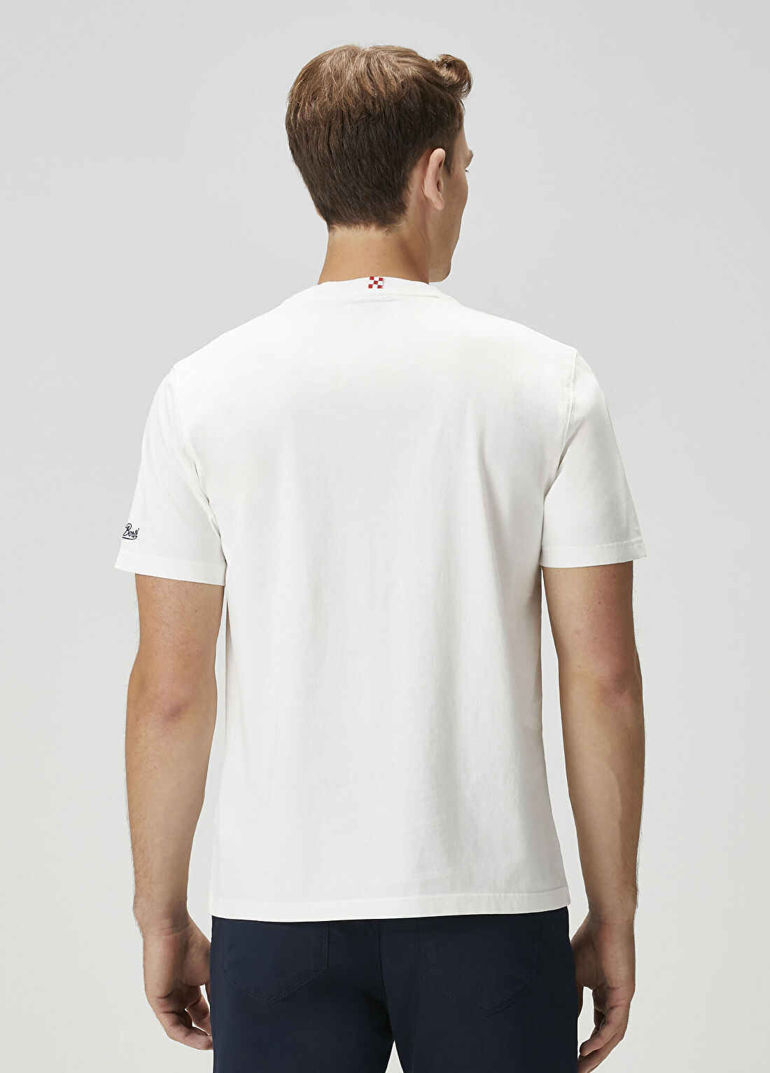 MC2 (Saint Barth) Arnott Beyaz T-shirt görsel 4