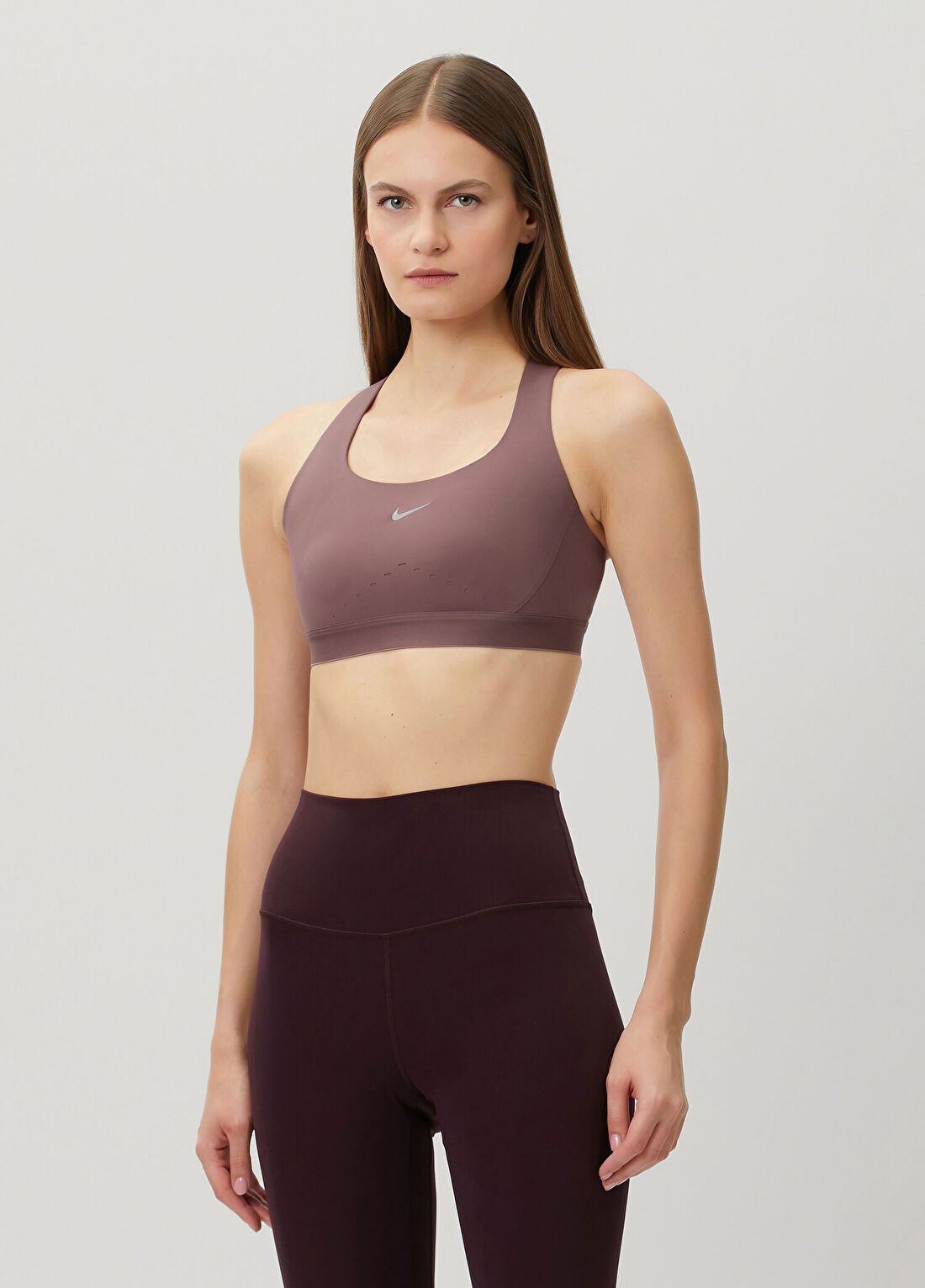 Nike Swift Mor Spor Sütyeni