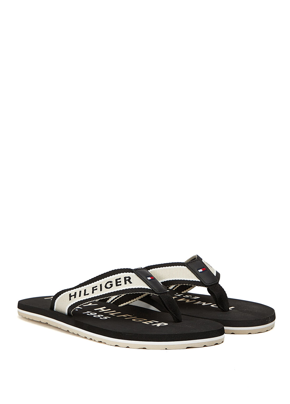 Tommy Hilfiger Siyah Erkek Plaj Terliği görsel 2