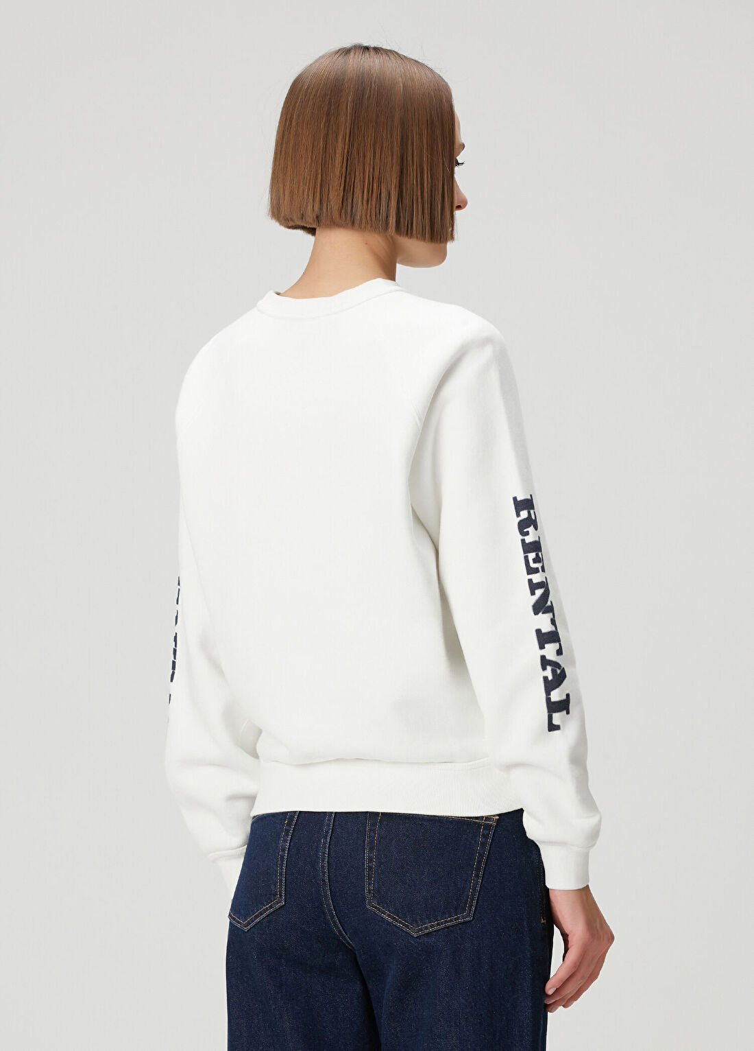 Kenzo Cartoon Kırık Beyaz Sweatshirt görsel 4