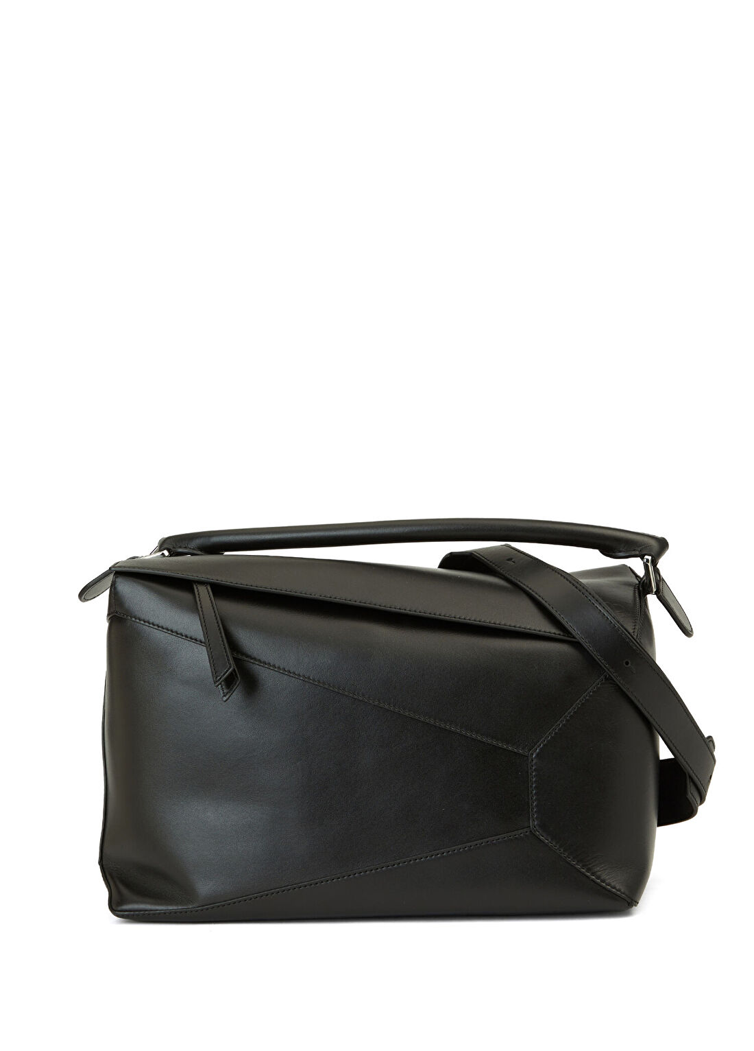 Loewe Large Puzzle Siyah Erkek Deri Çanta