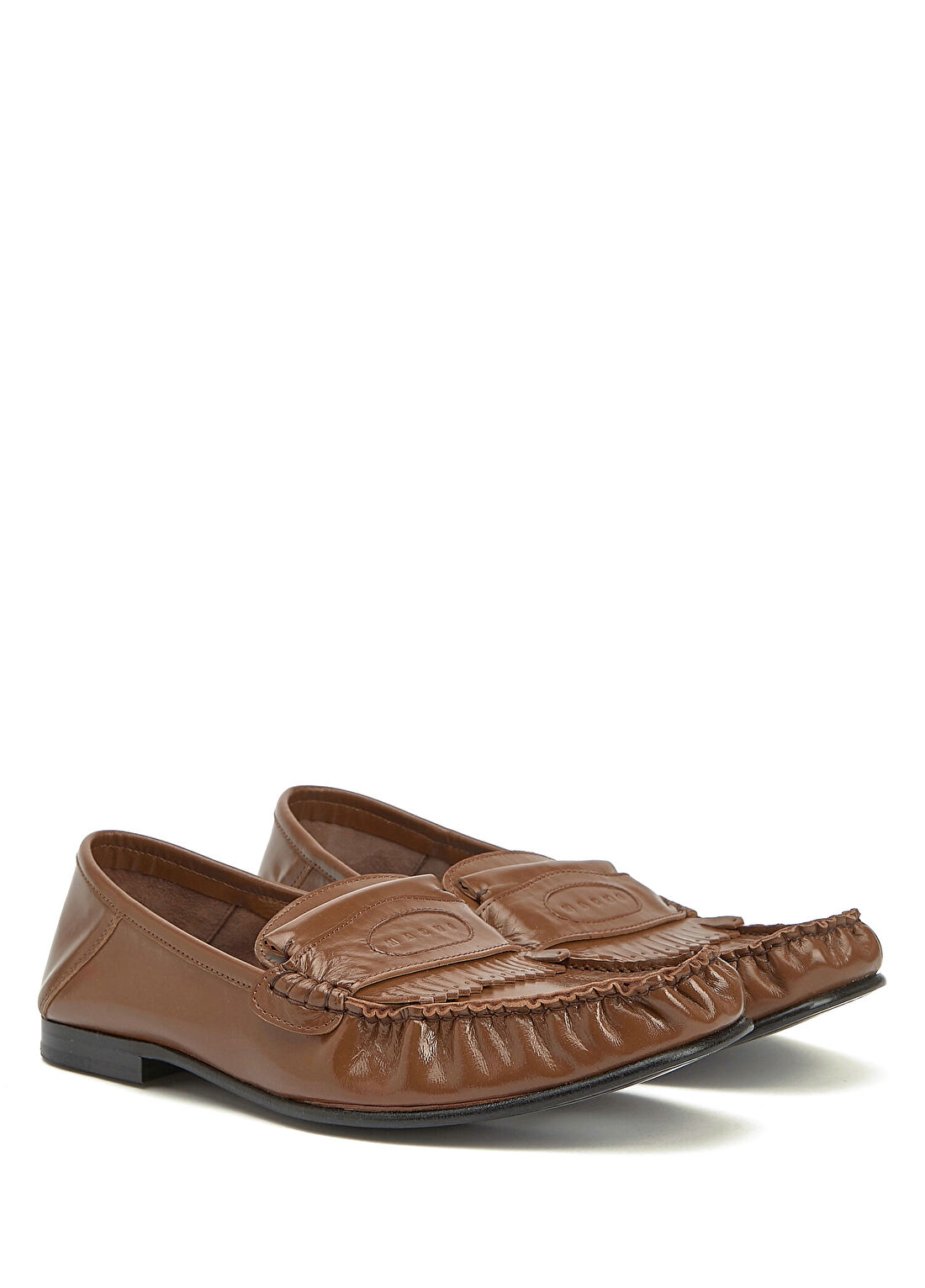 Marni Taba Erkek Deri Loafer görsel 2