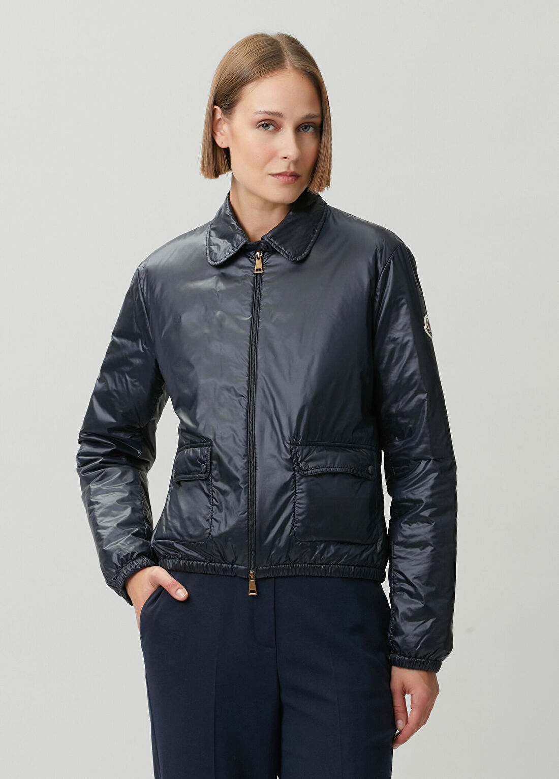 Moncler Koyu Mavi Mont