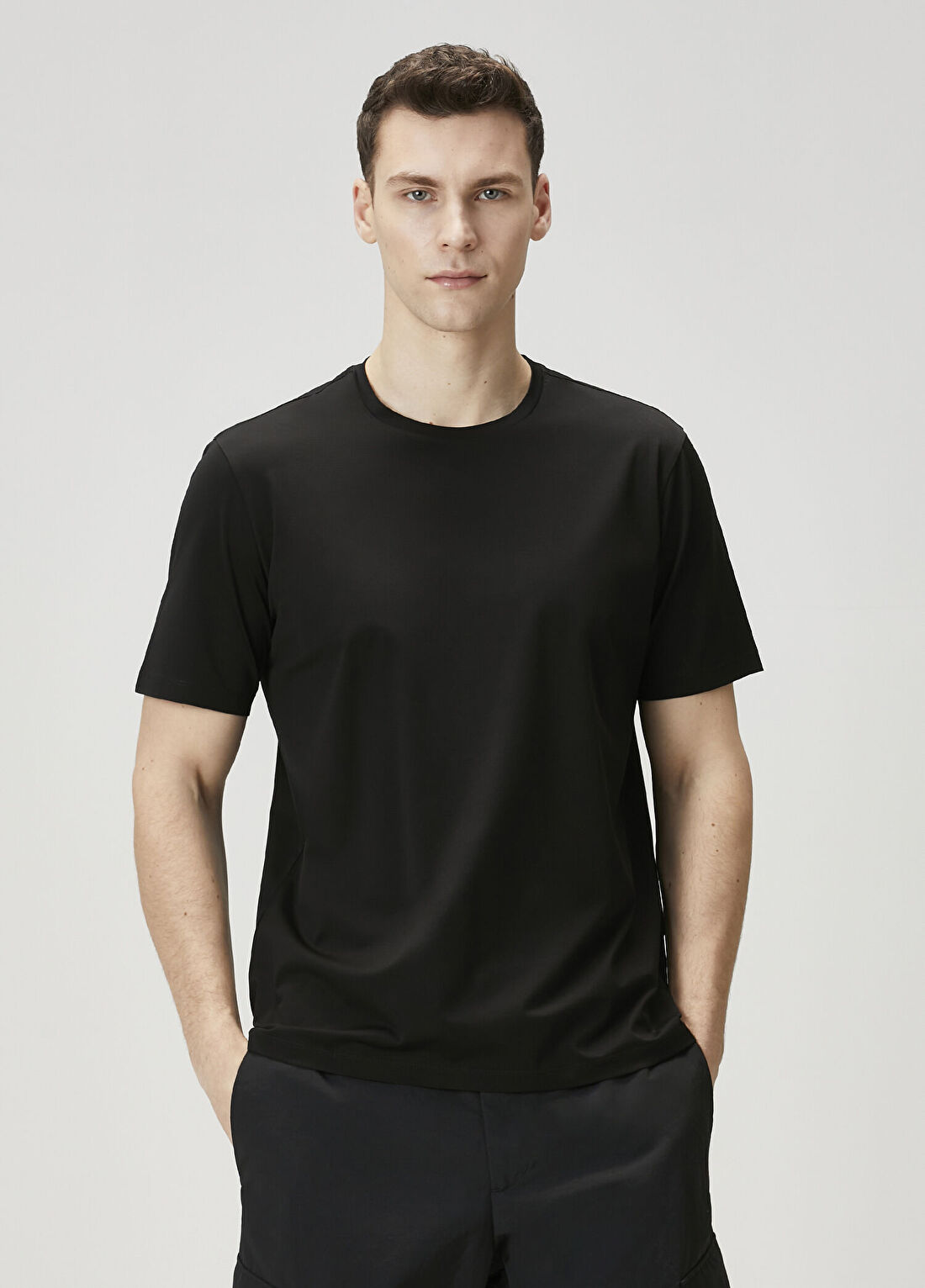 Herno Siyah Basic T-shirt