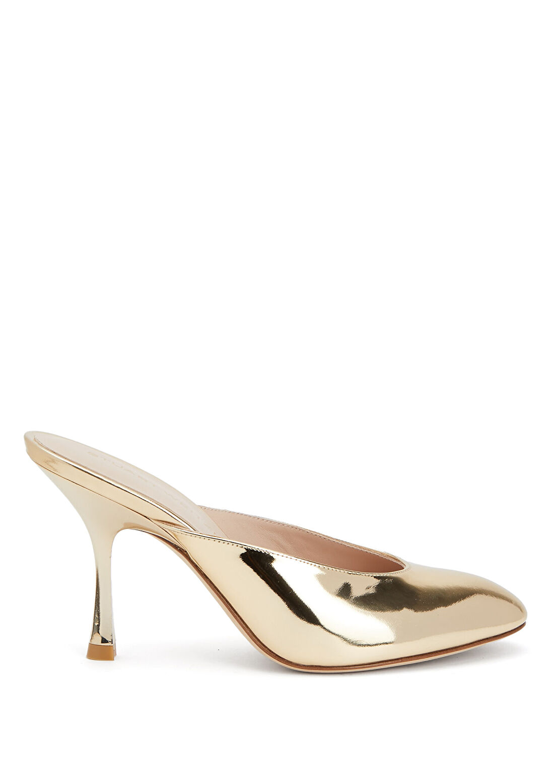 Stuart Weitzman Madison Gold Kadın Terlik