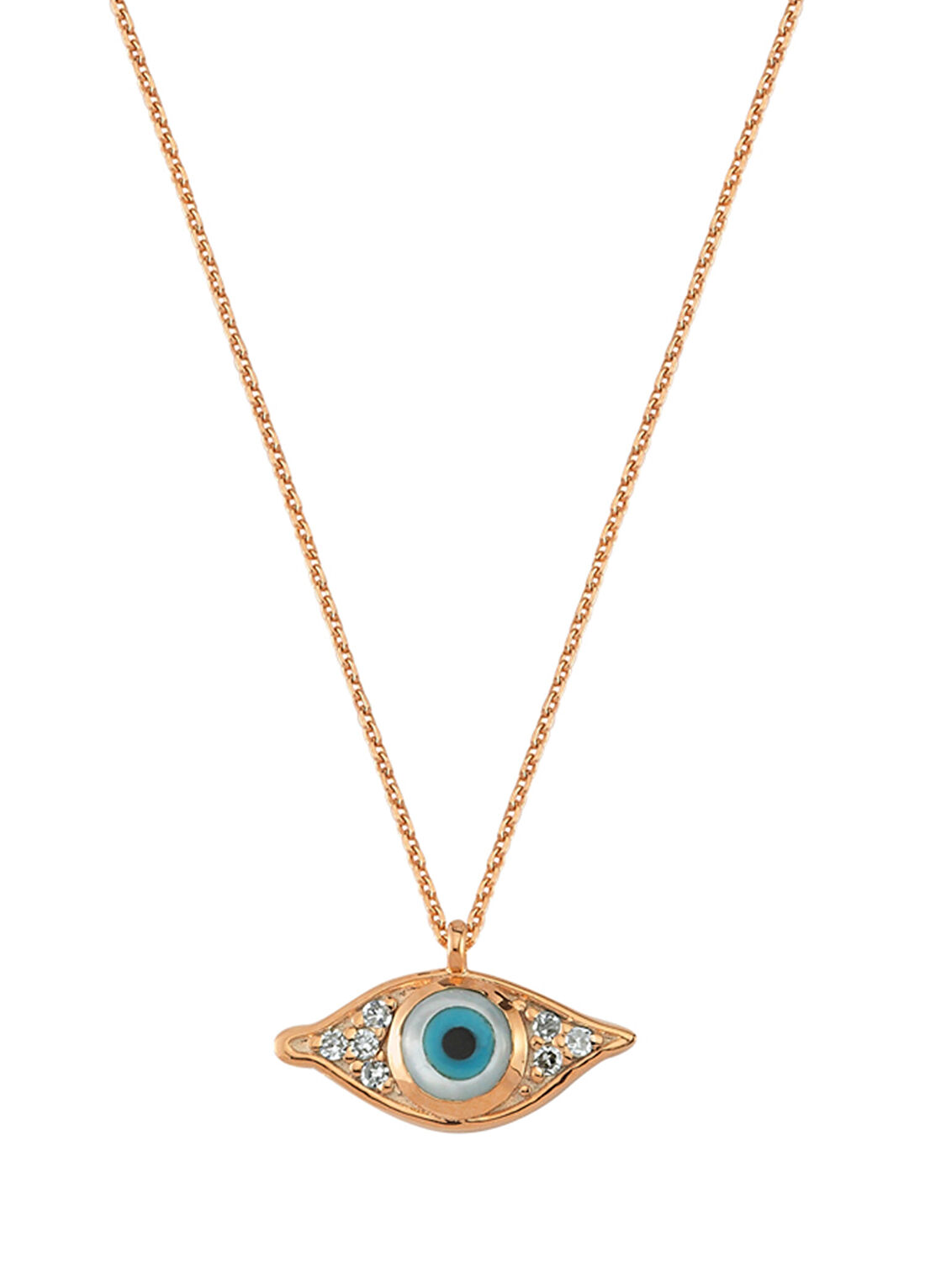 Bee Goddess Eye Light Kadın Altın Kolye