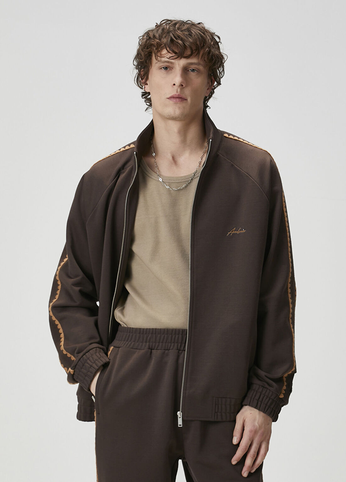 Academia Kahverengi Sweatshirt