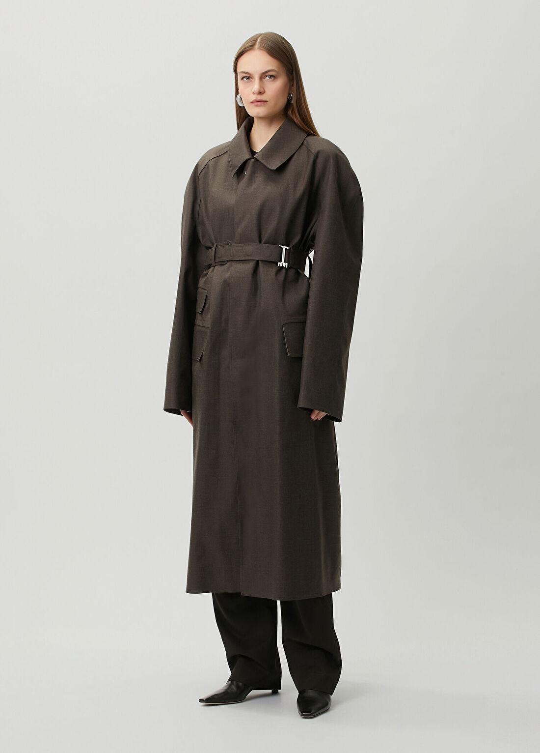 Victoria Beckham Kahverengi Palto