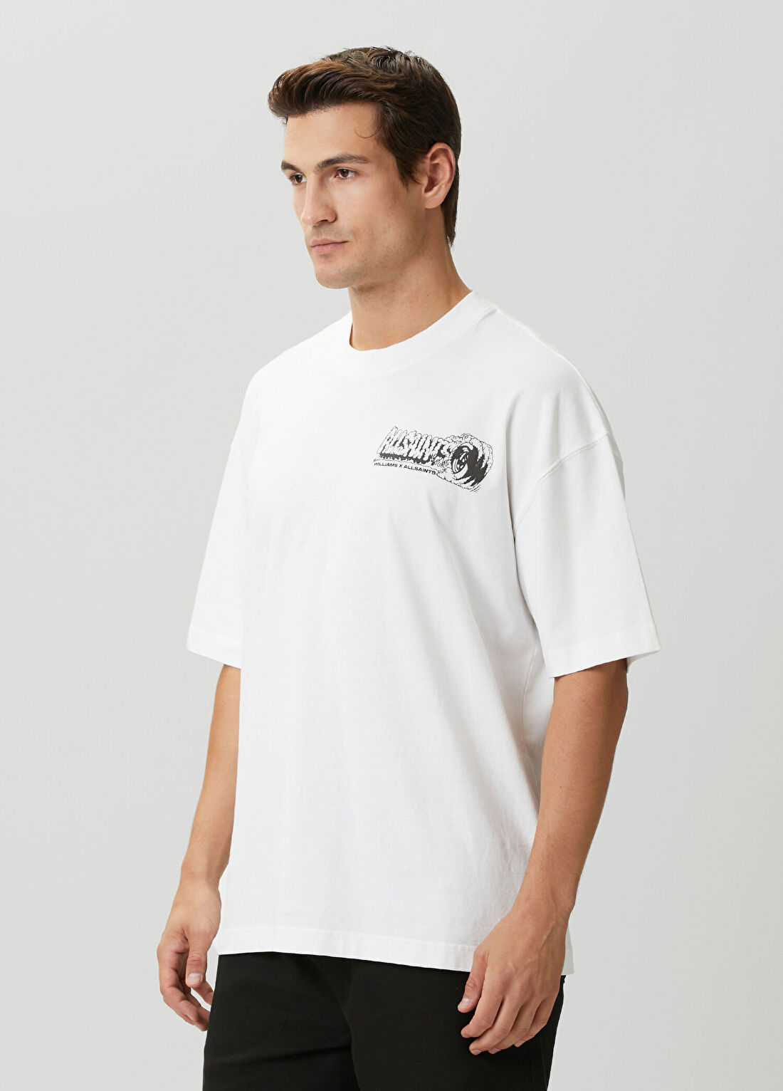 AllSaints X Williams Beyaz T-shirt görsel 3